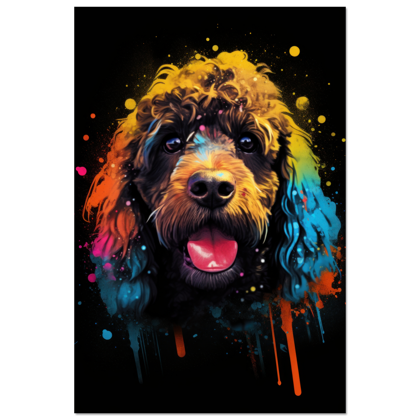Pudel Pop-Art (DOG150)
