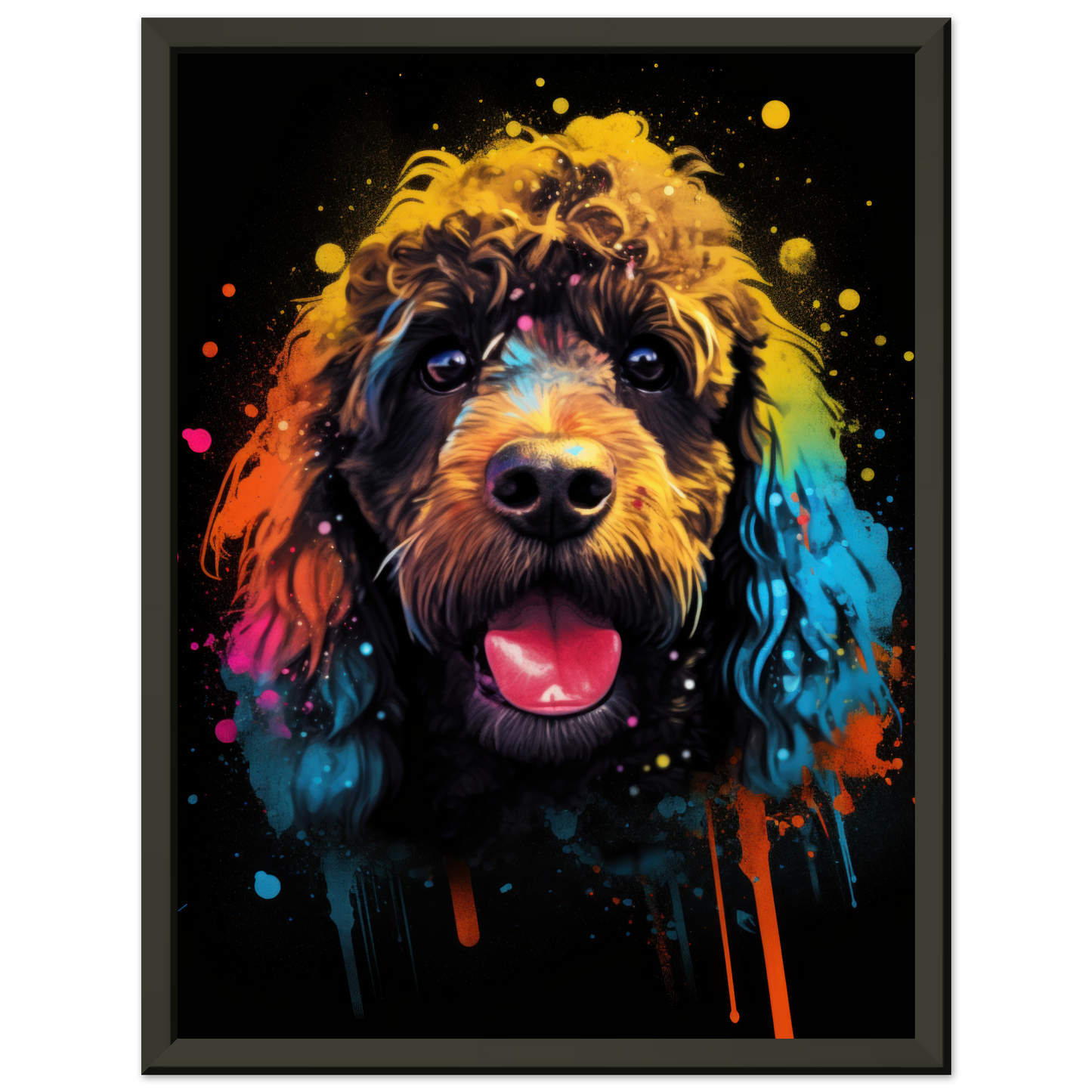 Pudel Pop-Art (DOG150)