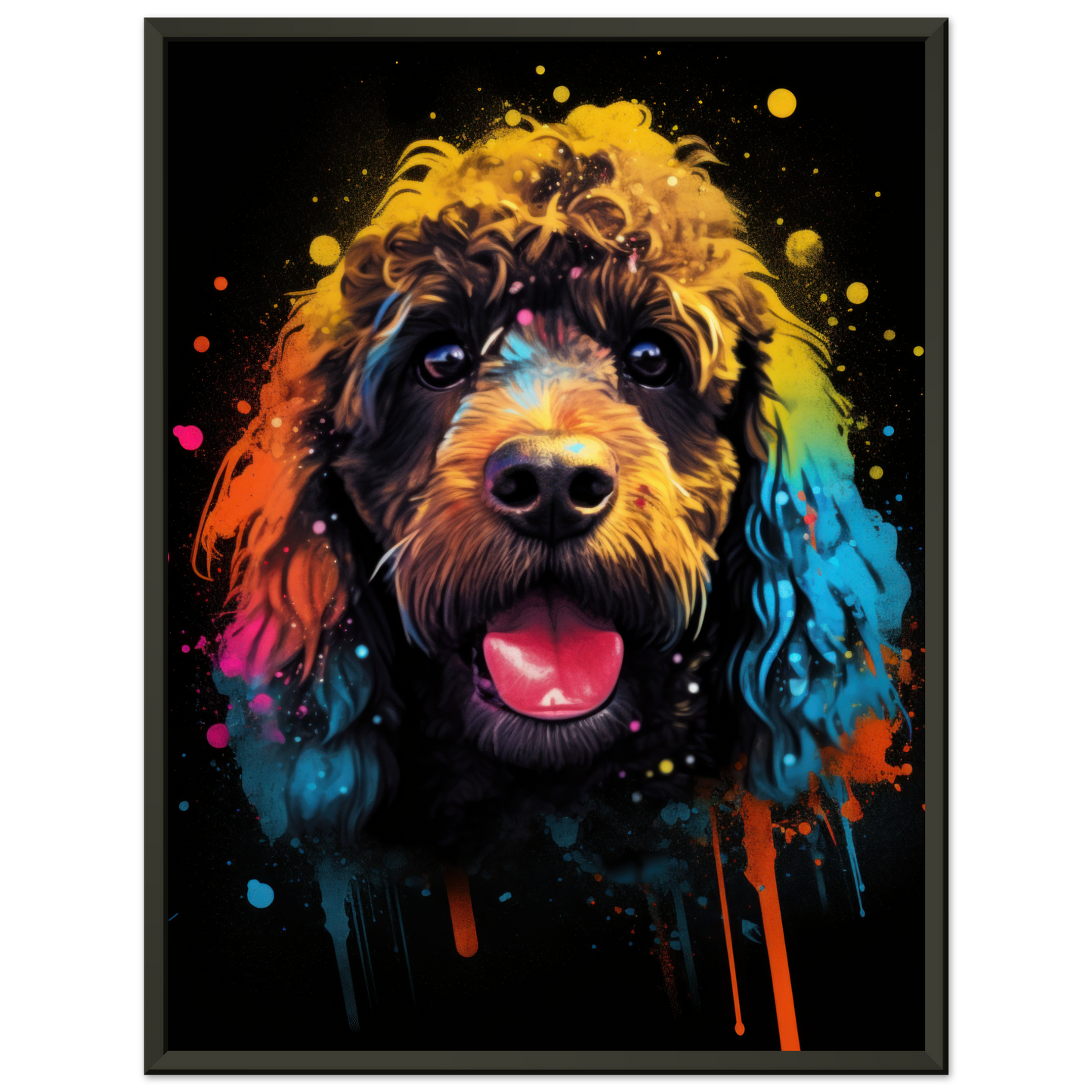 Pudel Pop-Art (DOG150)