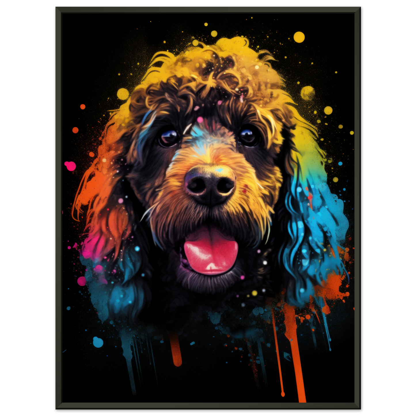 Pudel Pop-Art (DOG150)