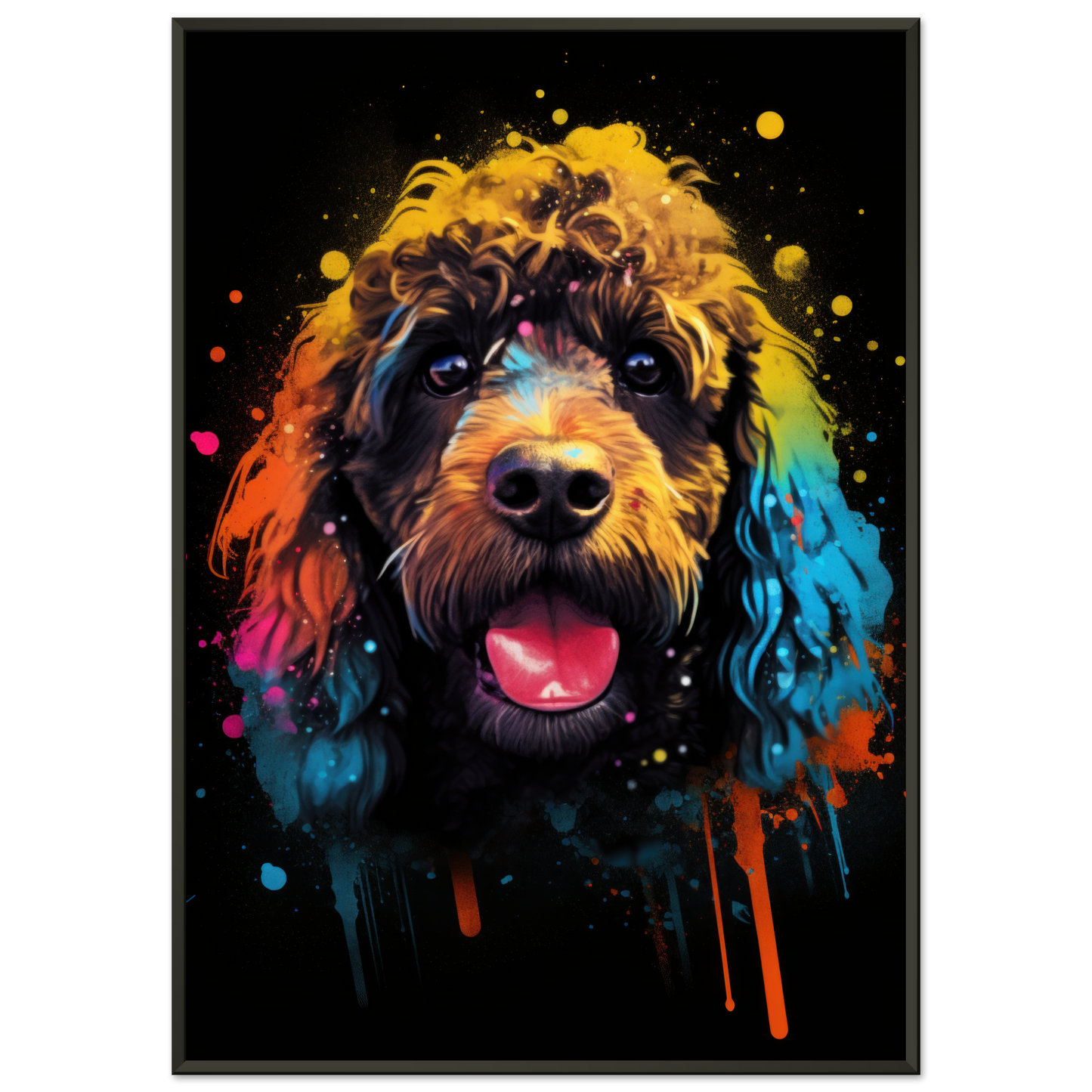Pudel Pop-Art (DOG150)