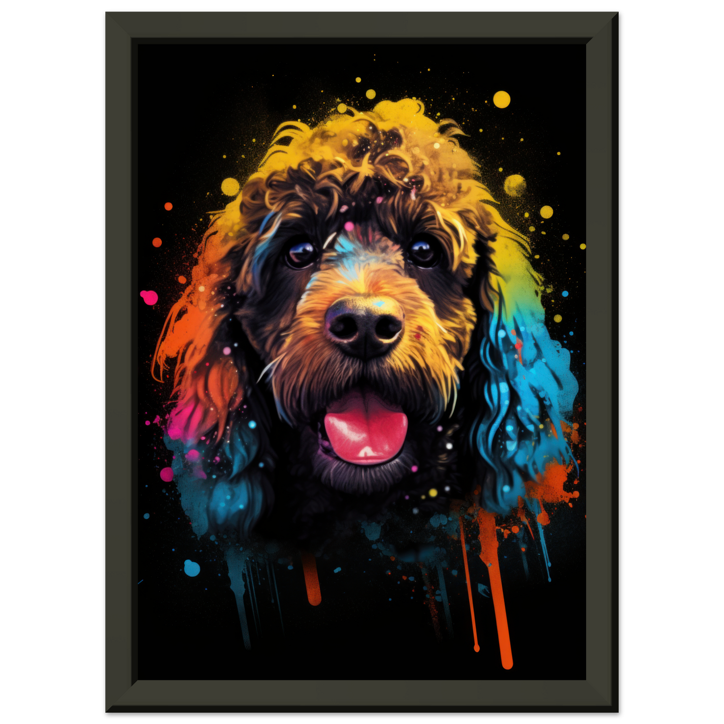 Pudel Pop-Art (DOG150)