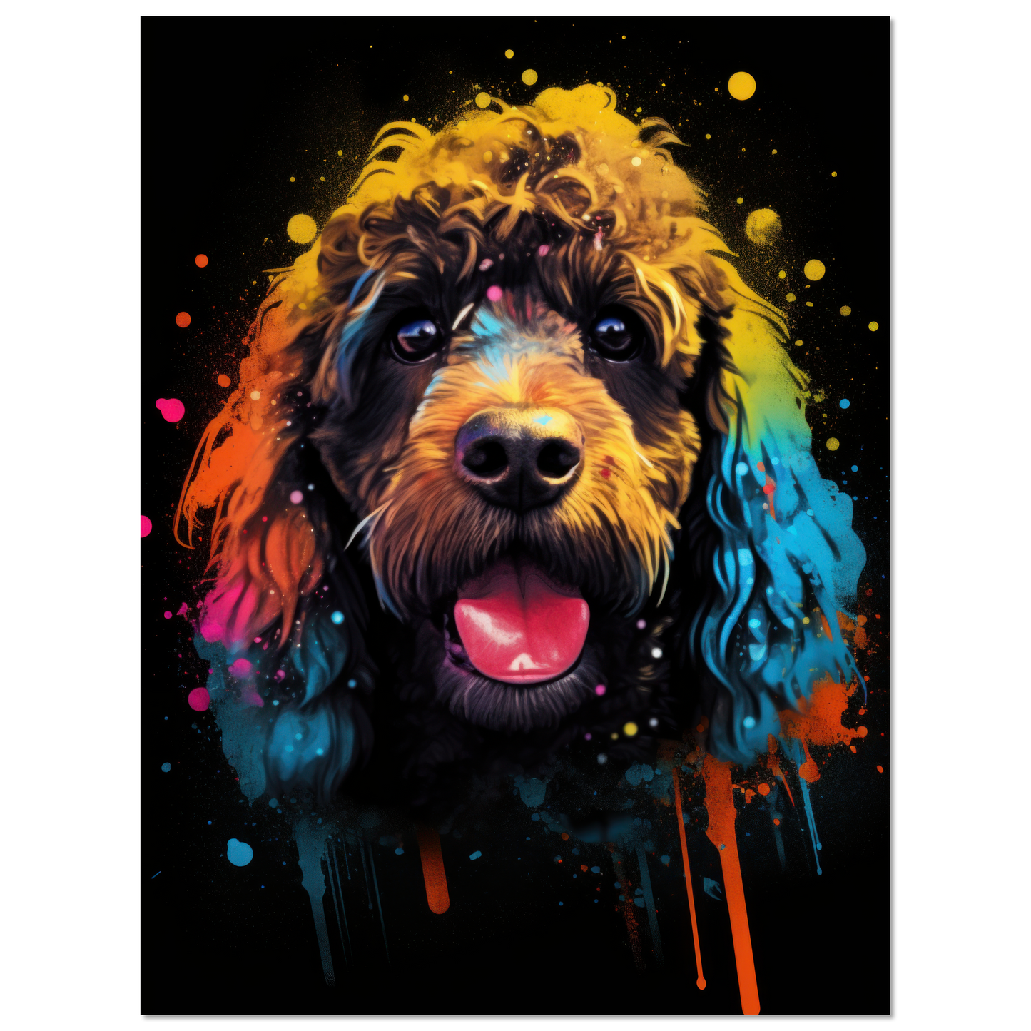 Pudel Pop-Art (DOG150)