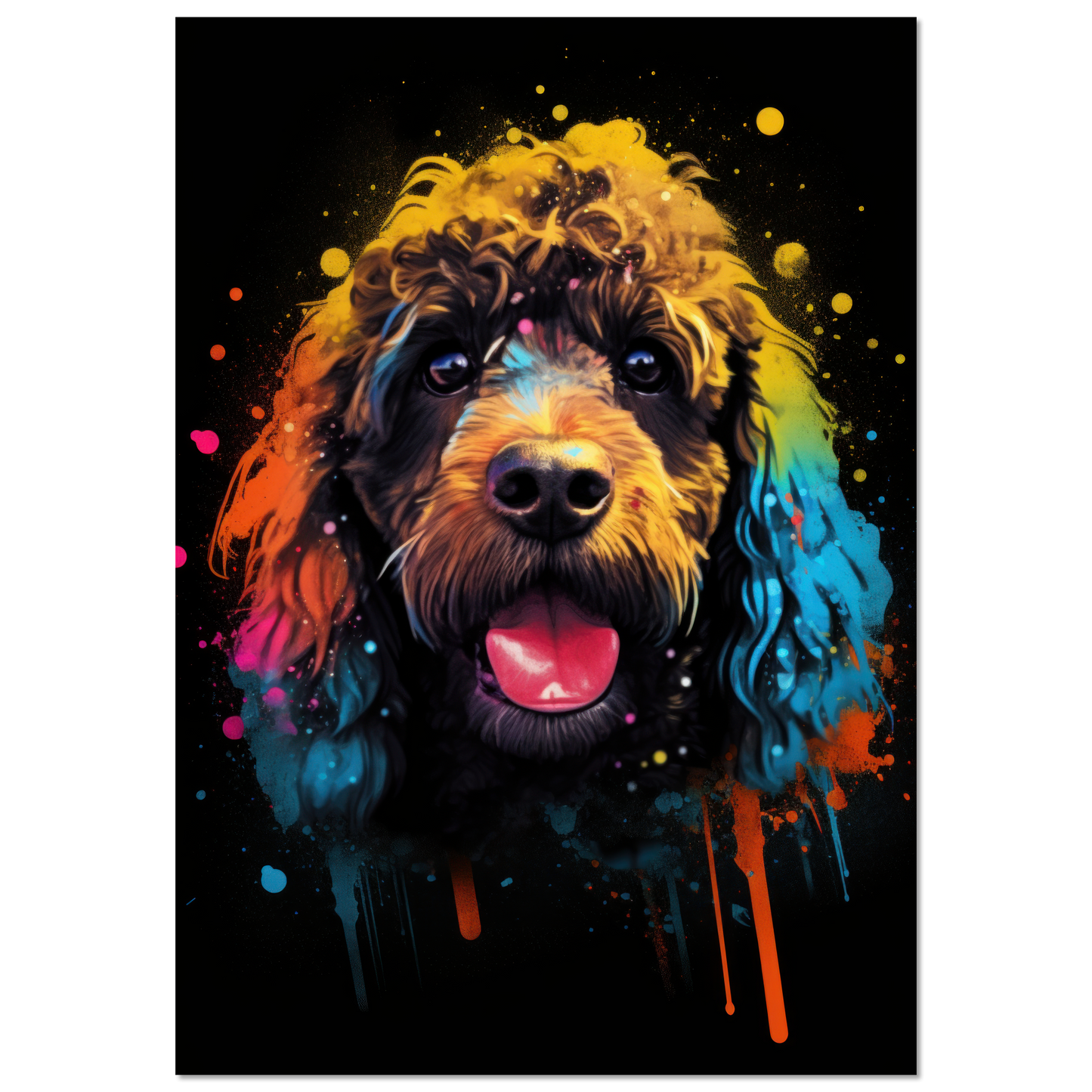 Pudel Pop-Art (DOG150)