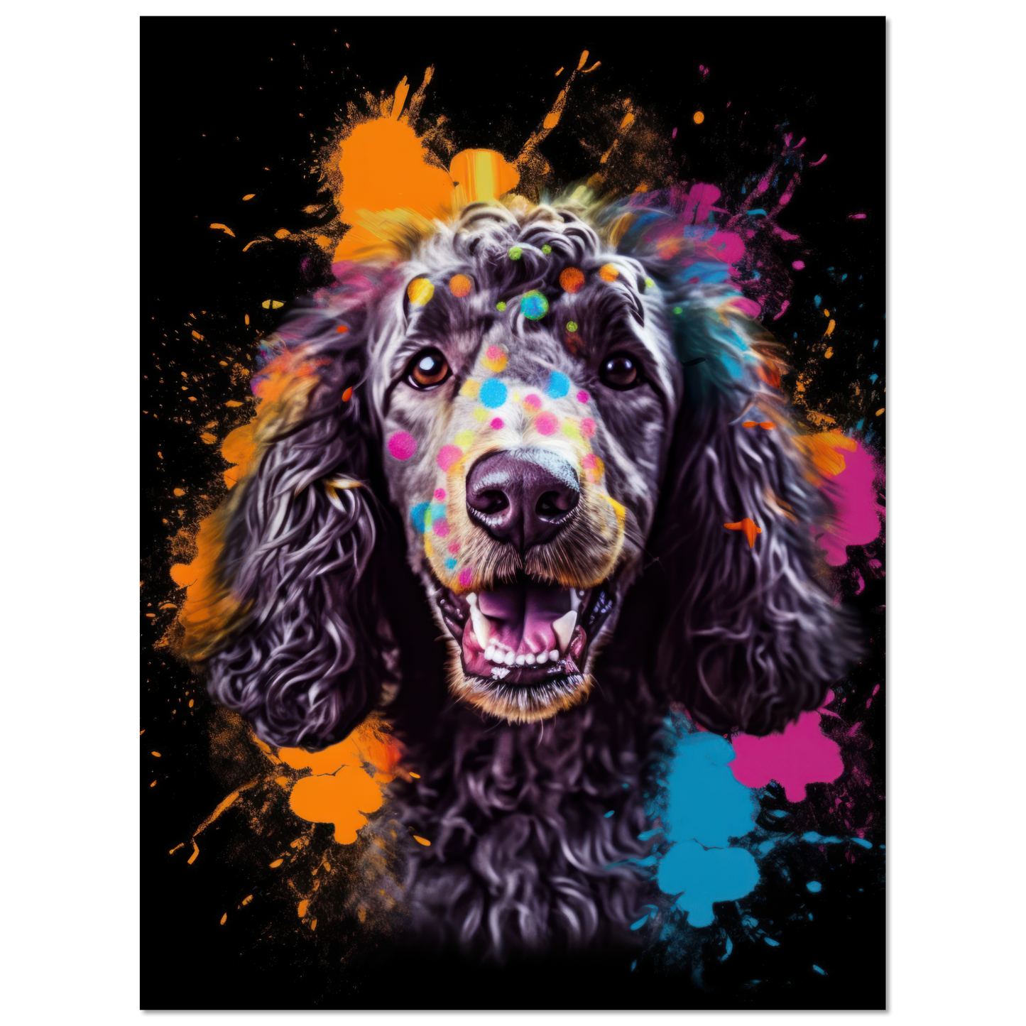 Pudel Pop-Art (DOG151)