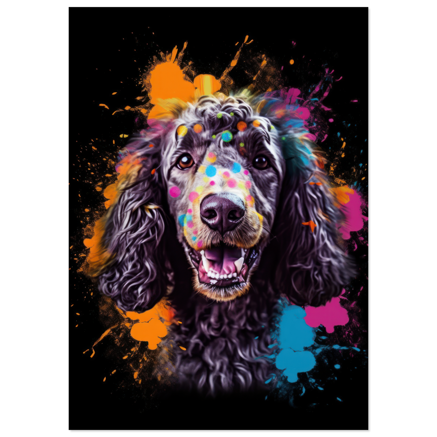 Pudel Pop-Art (DOG151)