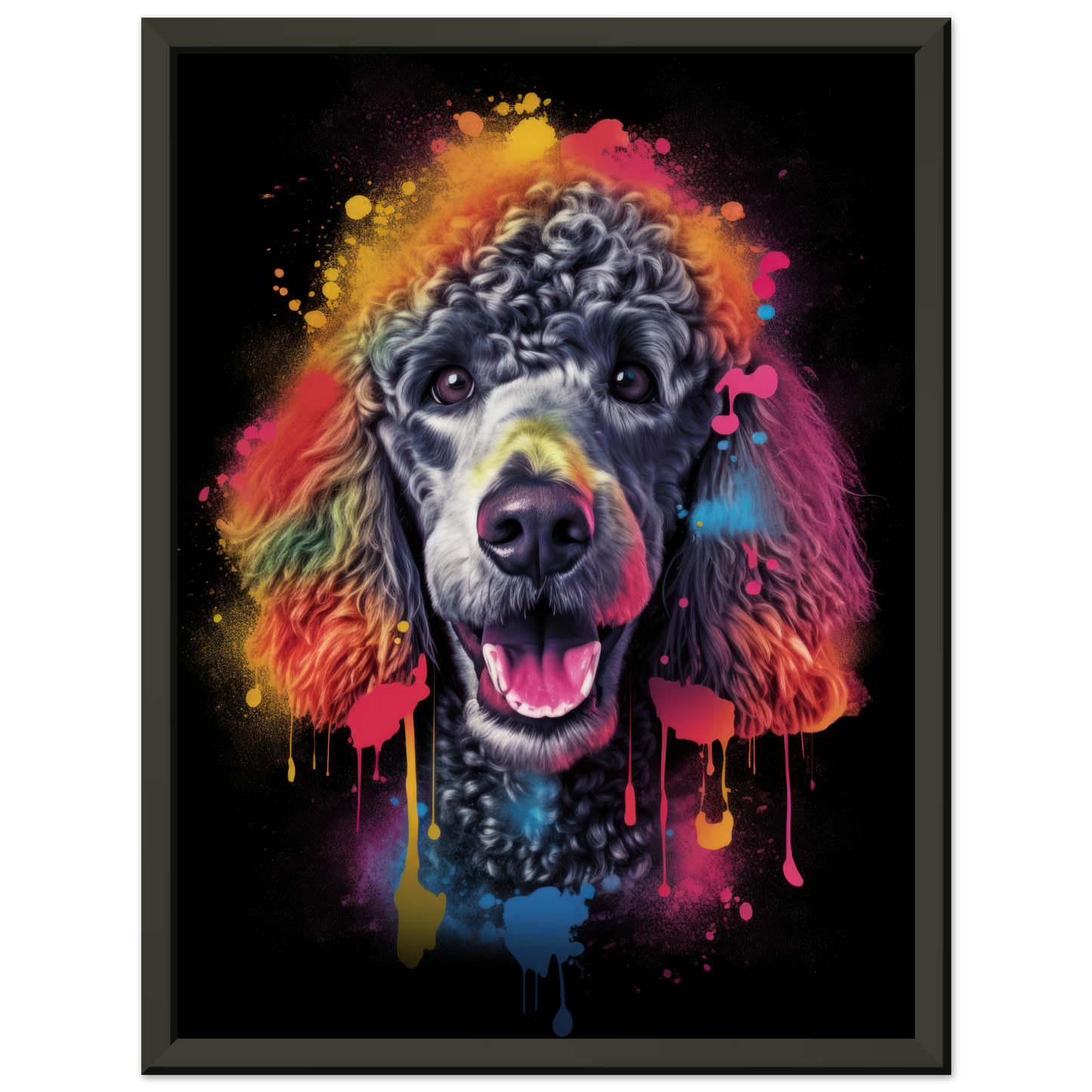 Poodle pop art (DOG152)