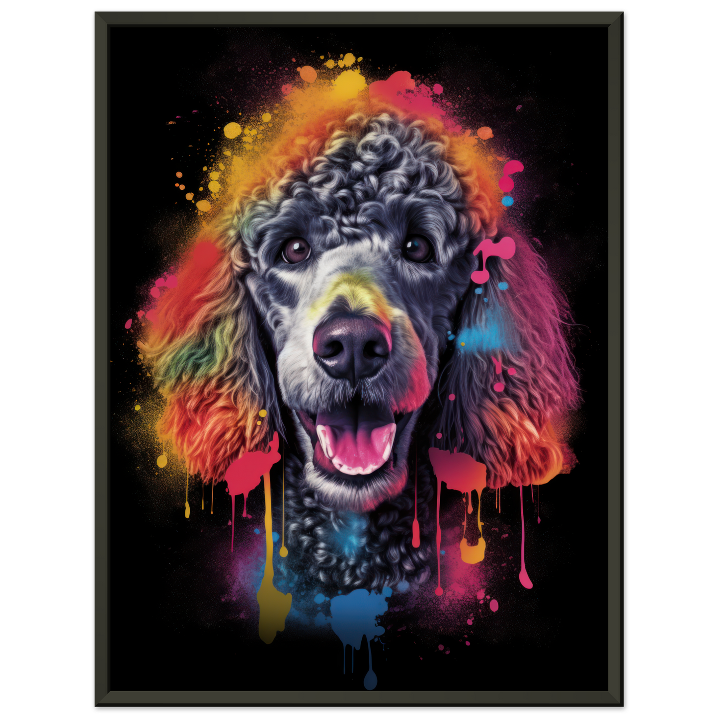 Poodle pop art (DOG152)