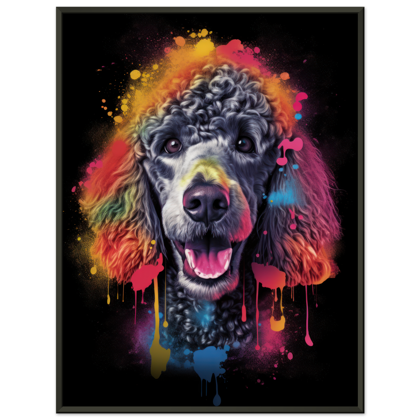 Poodle pop art (DOG152)