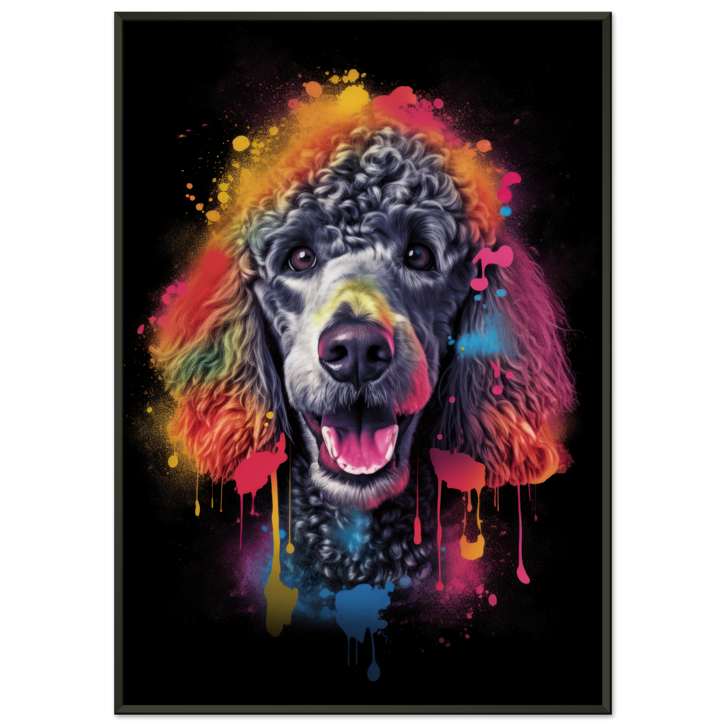 Poodle pop art (DOG152)