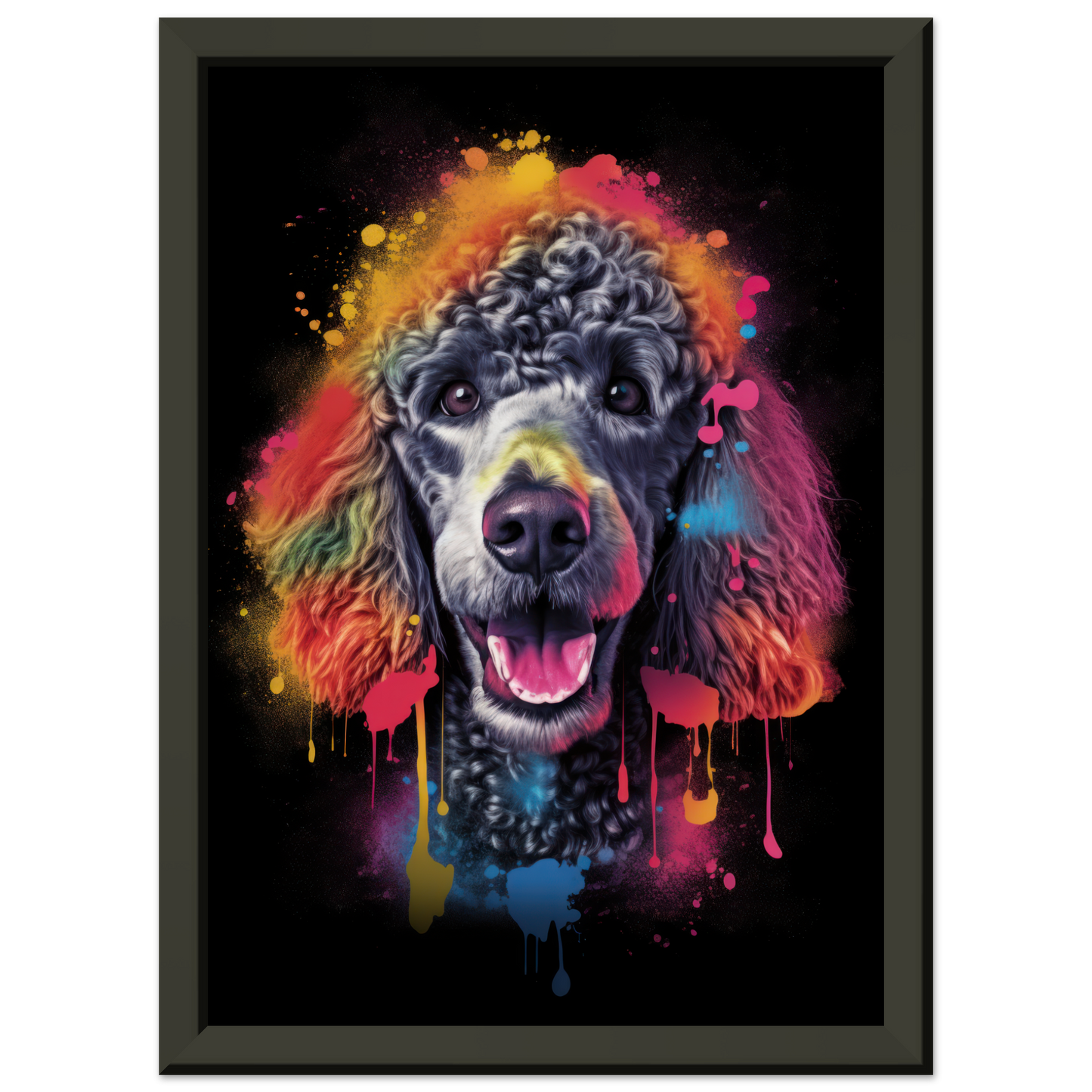 Poodle pop art (DOG152)