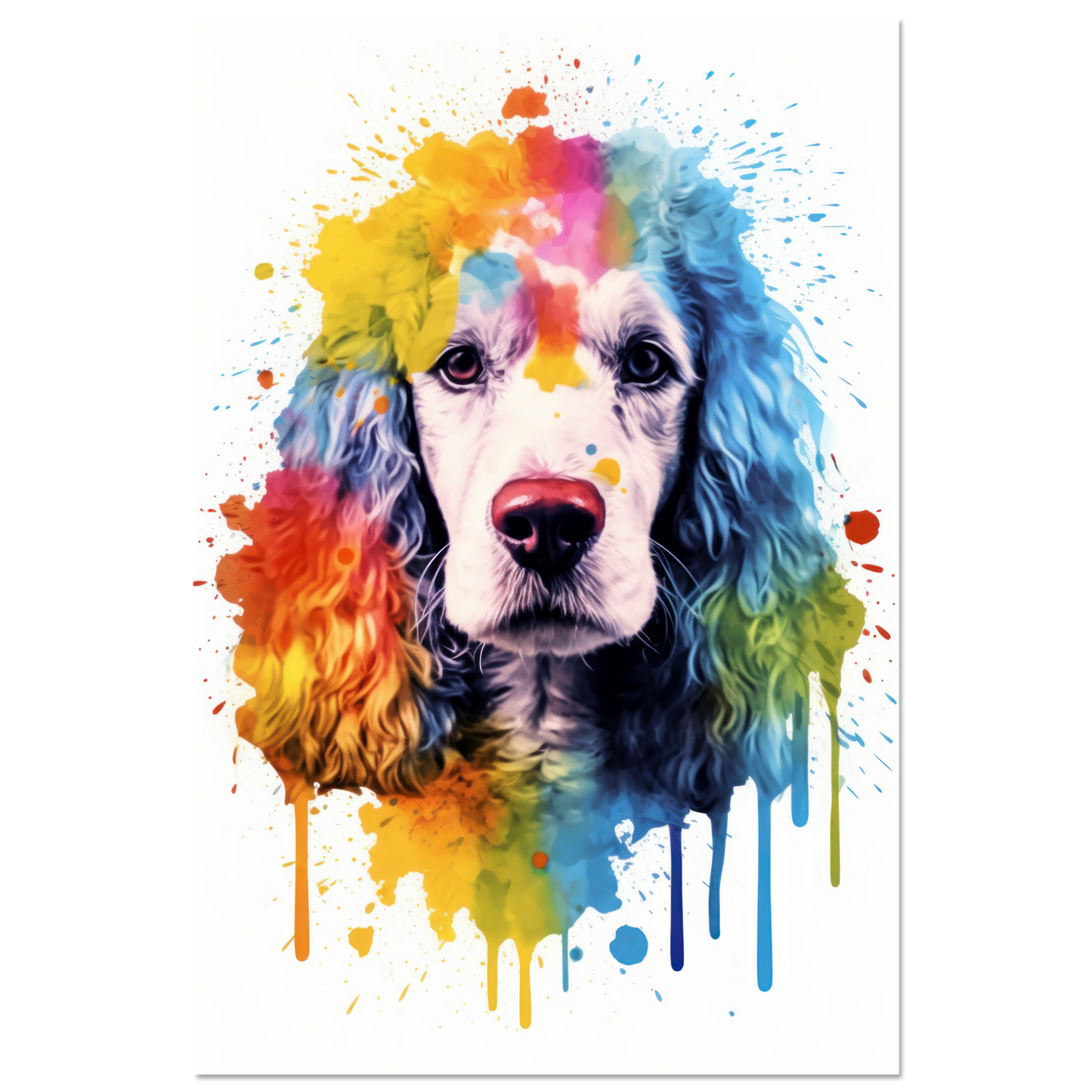 Pudel Pop-Art (DOG154)