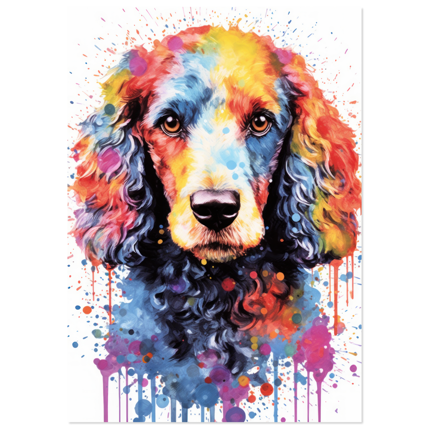 Pudel Pop-Art (DOG156)