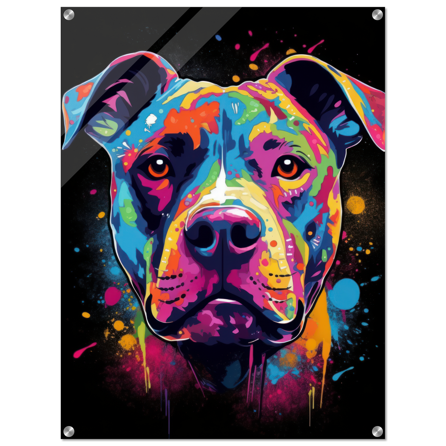 American Staffordshire Terrier Pop Art (DOG157)
