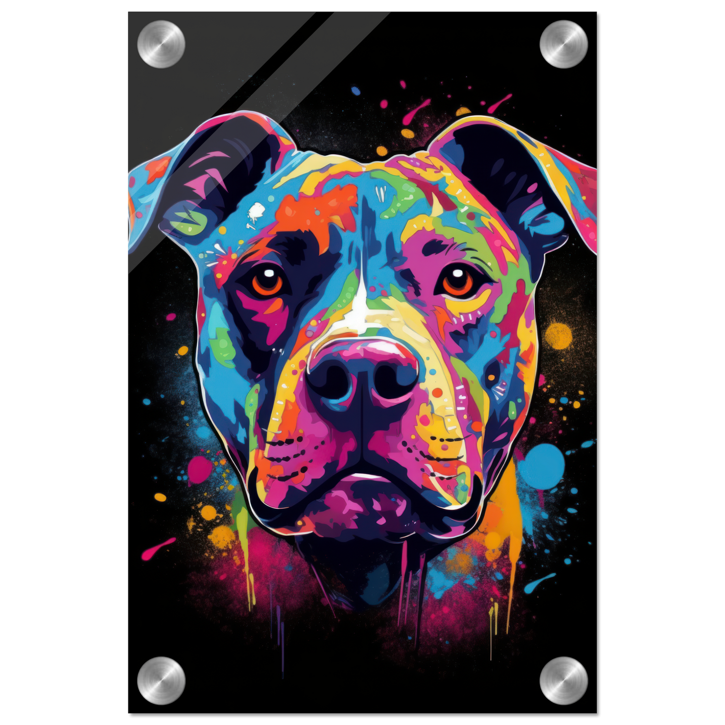 American Staffordshire Terrier Pop Art (DOG157)