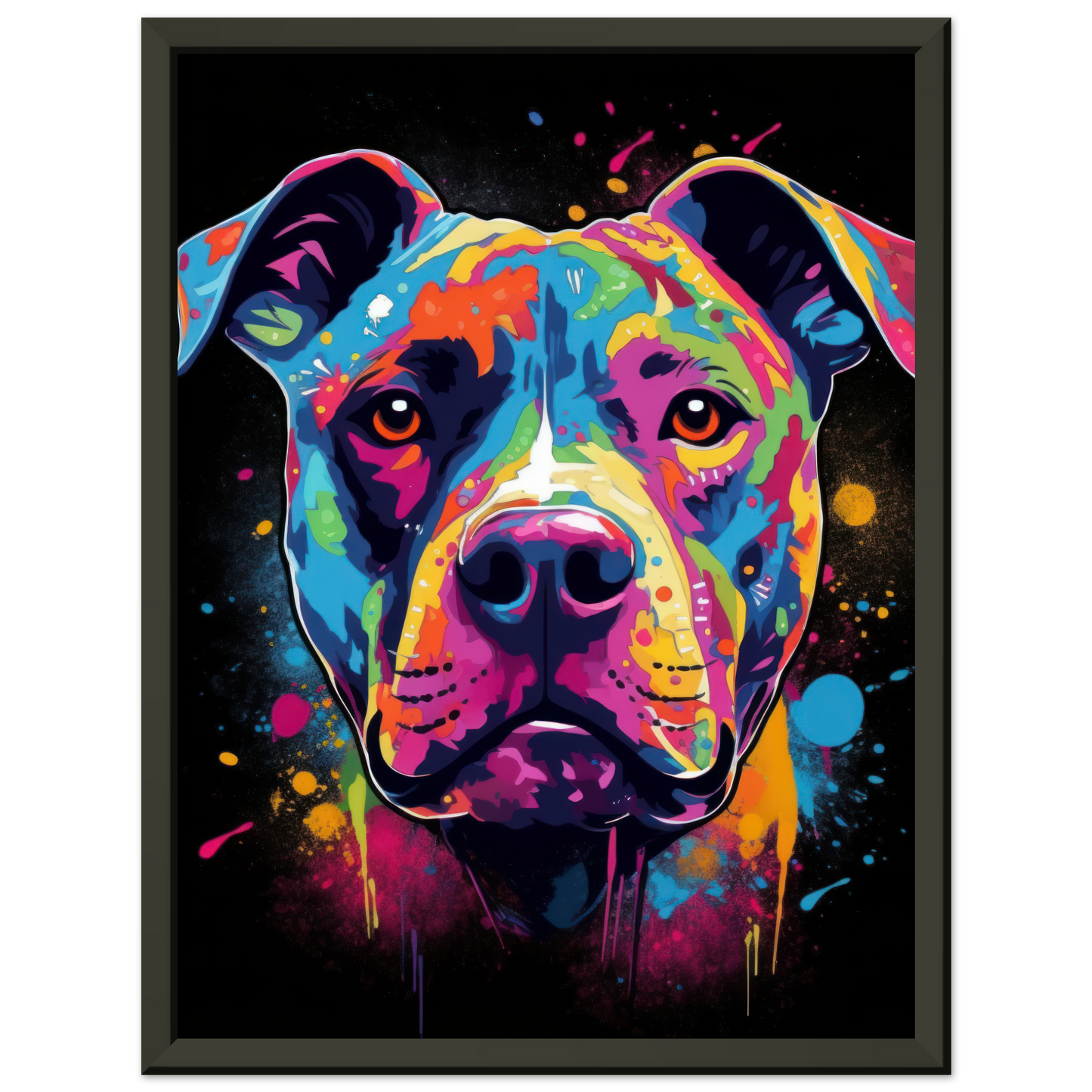 American Staffordshire Terrier Pop Art (DOG157)