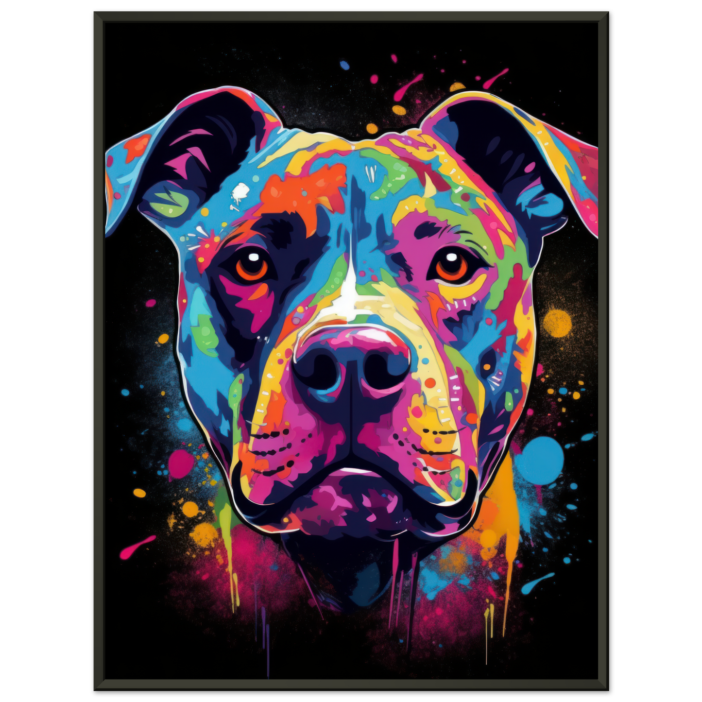American Staffordshire Terrier Pop Art (DOG157)