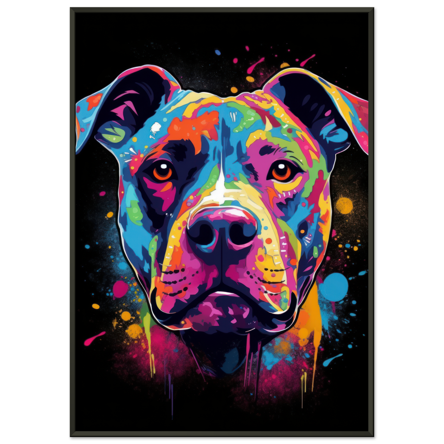 American Staffordshire Terrier Pop Art (DOG157)