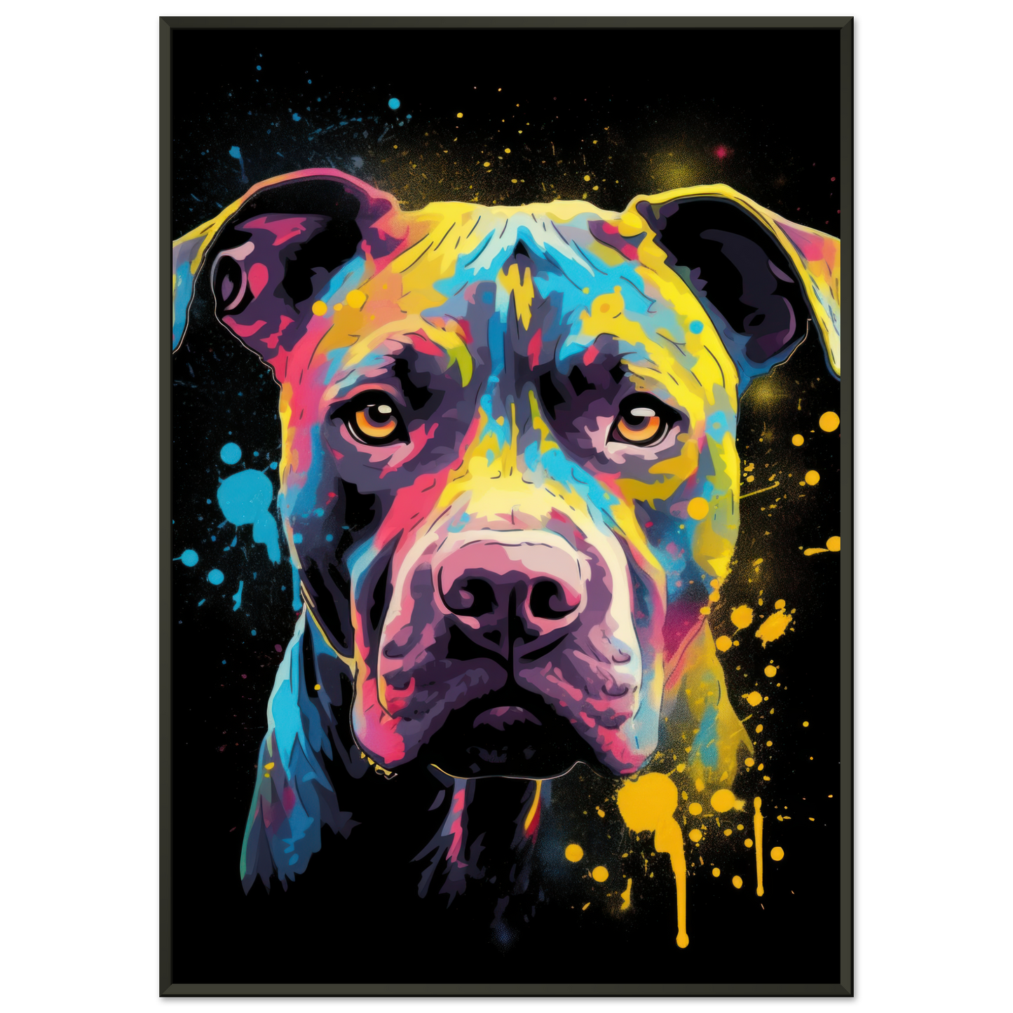 American Staffordshire Terrier Pop-Art (DOG158)