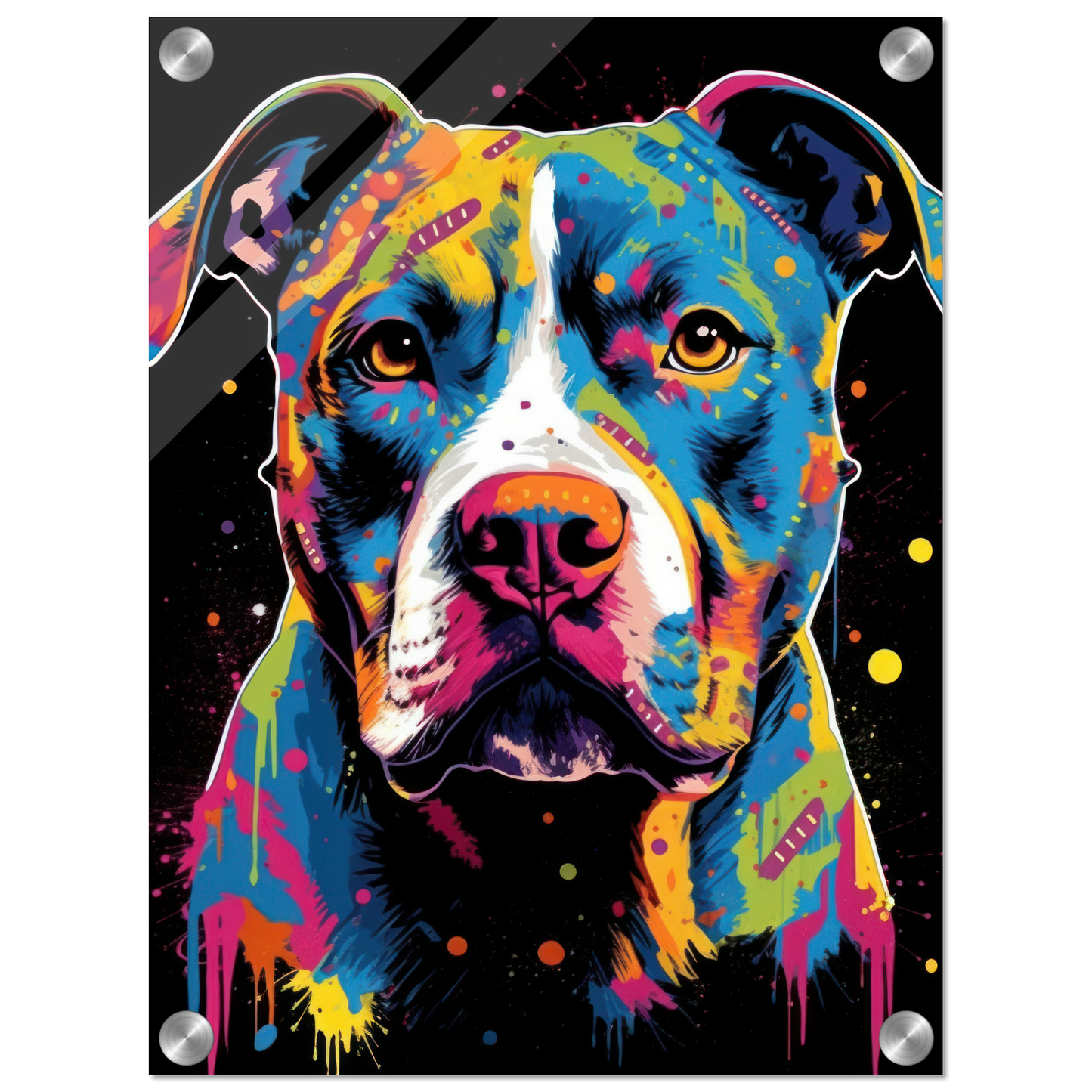 American Staffordshire Terrier Pop Art (DOG159)