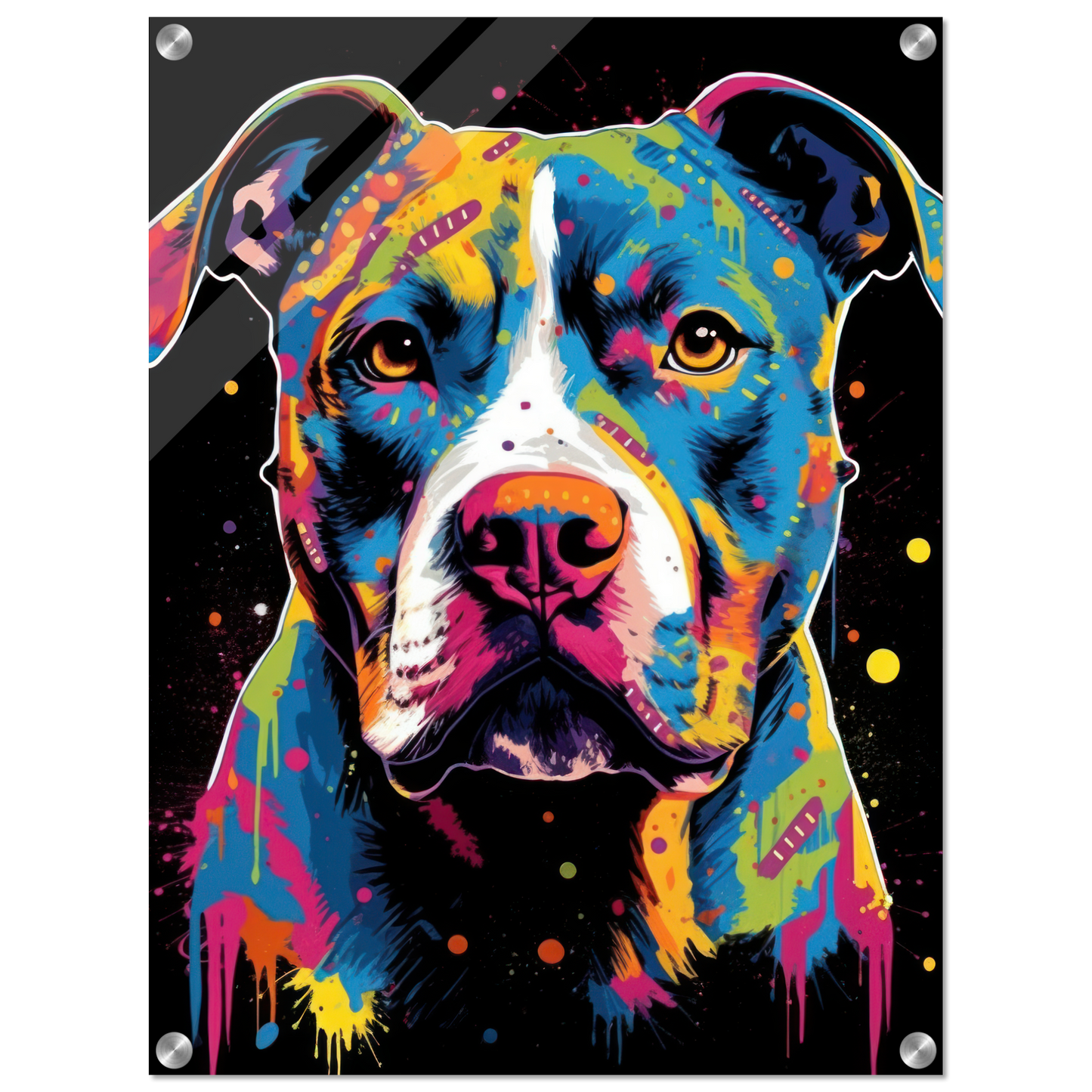 American Staffordshire Terrier Pop Art (DOG159)