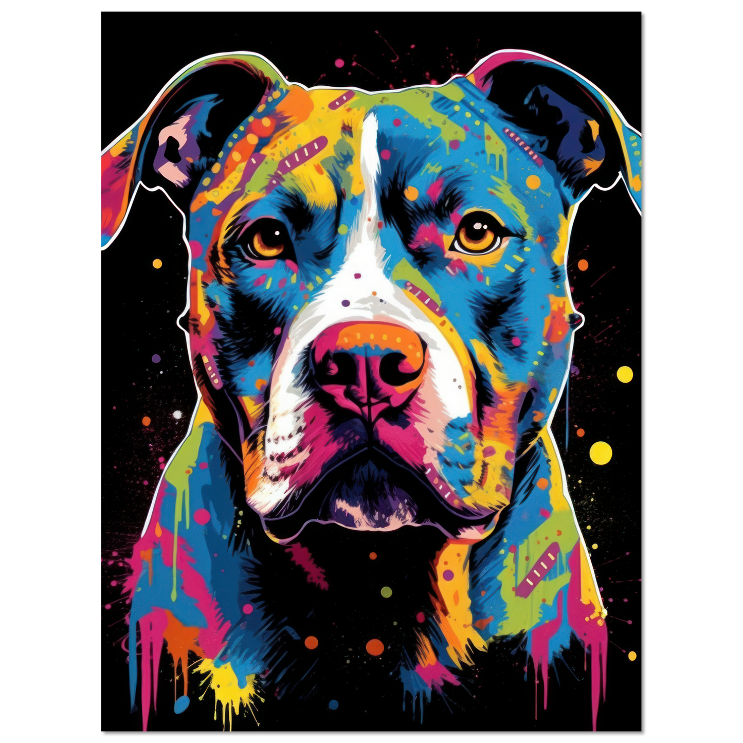 American Staffordshire Terrier Pop Art (DOG159)