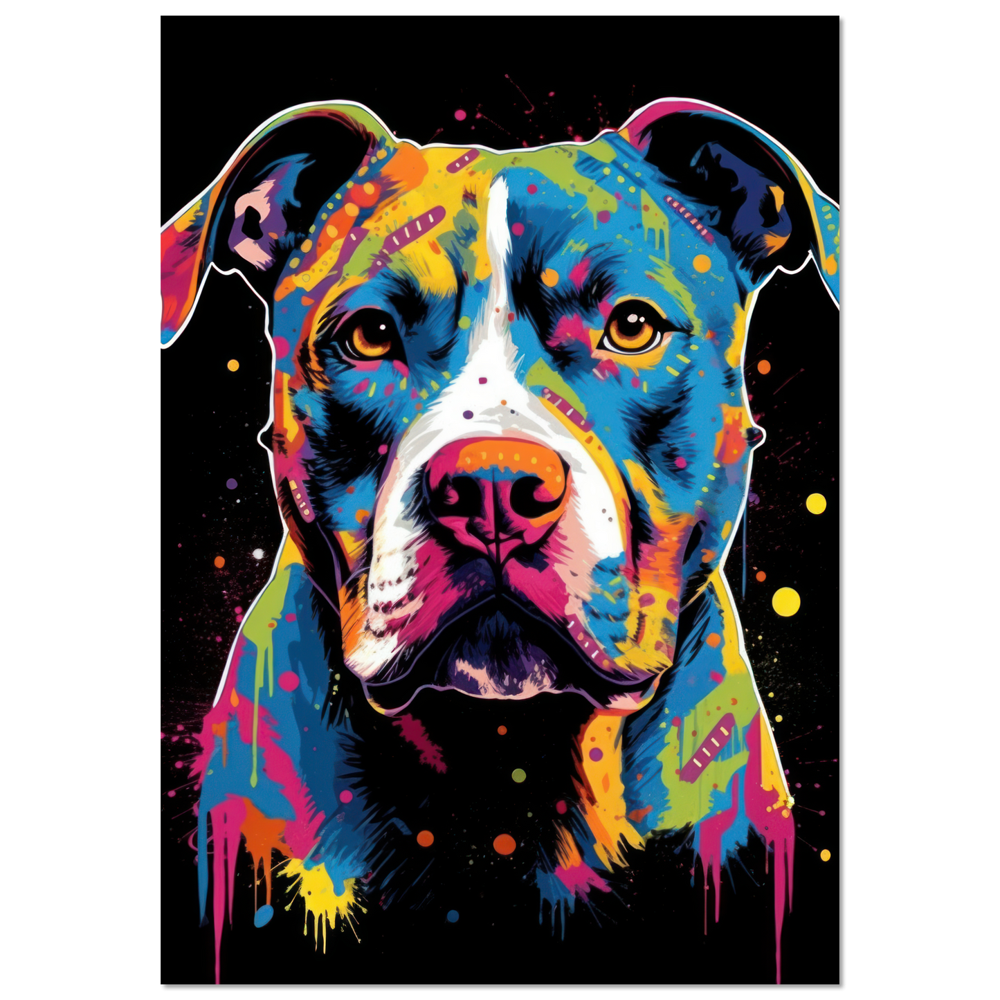 American Staffordshire Terrier Pop Art (DOG159)