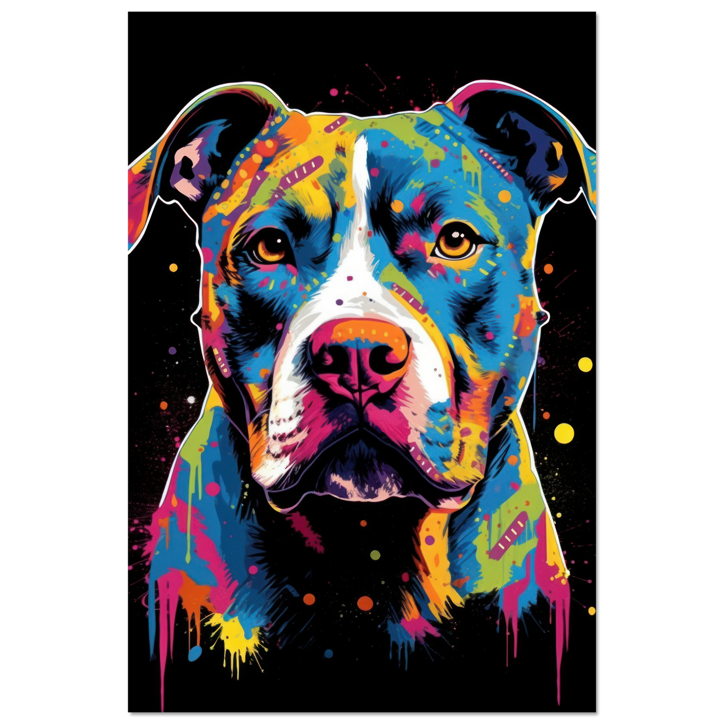 American Staffordshire Terrier Pop Art (DOG159)