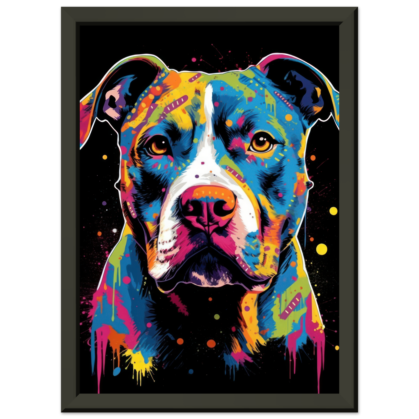 American Staffordshire Terrier Pop-Art (DOG159)