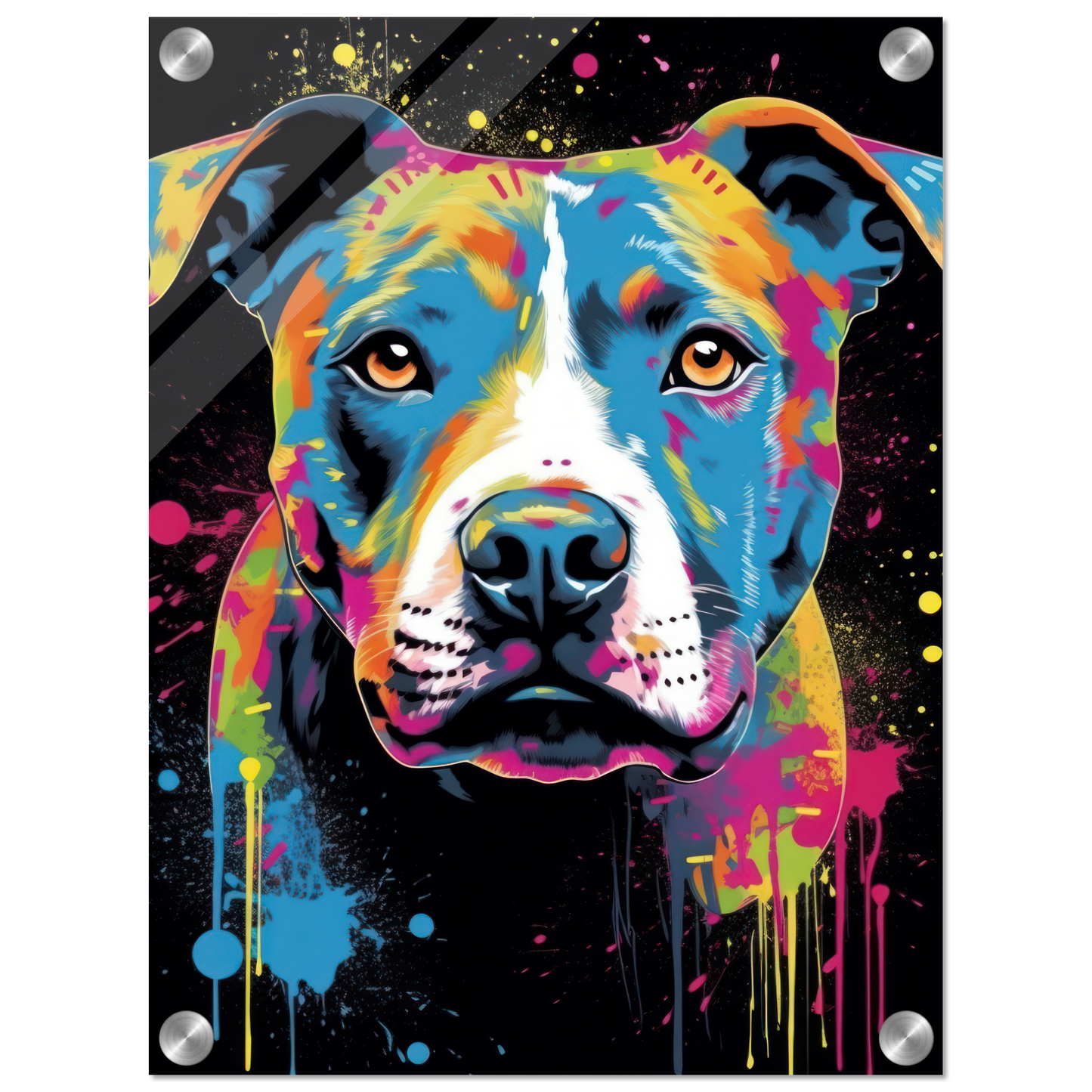 American Staffordshire Terrier Pop Art (DOG160)