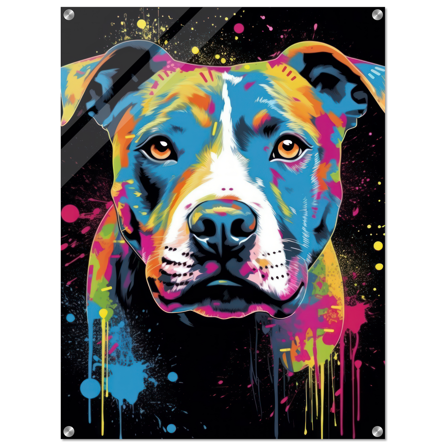 American Staffordshire Terrier Pop Art (DOG160)
