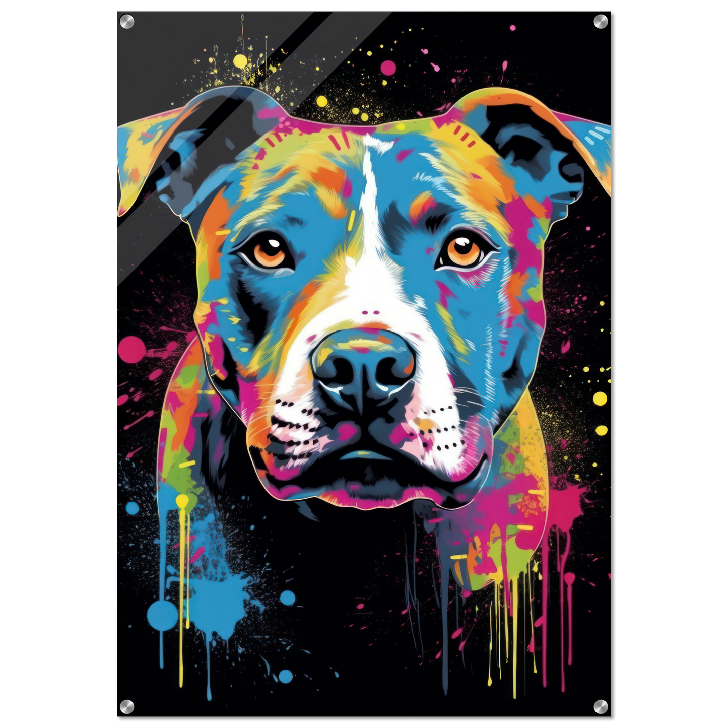 American Staffordshire Terrier Pop Art (DOG160)