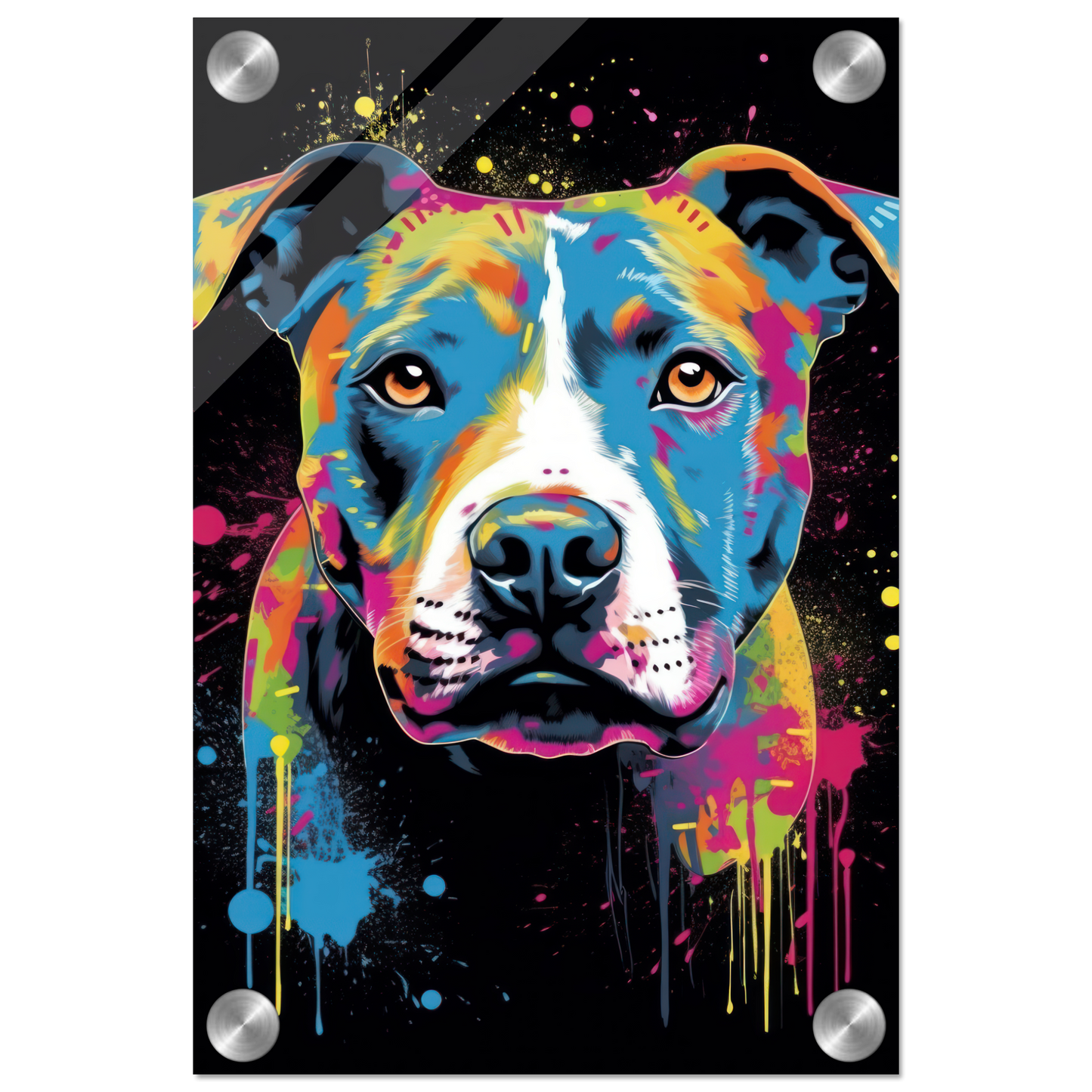 American Staffordshire Terrier Pop Art (DOG160)