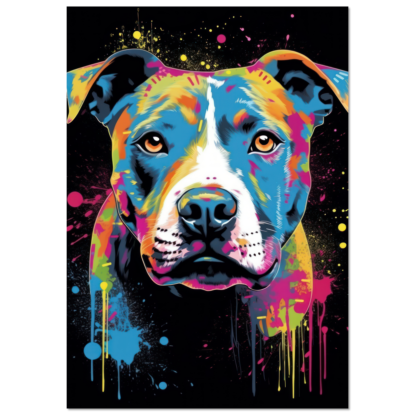 American Staffordshire Terrier Pop Art (DOG160)