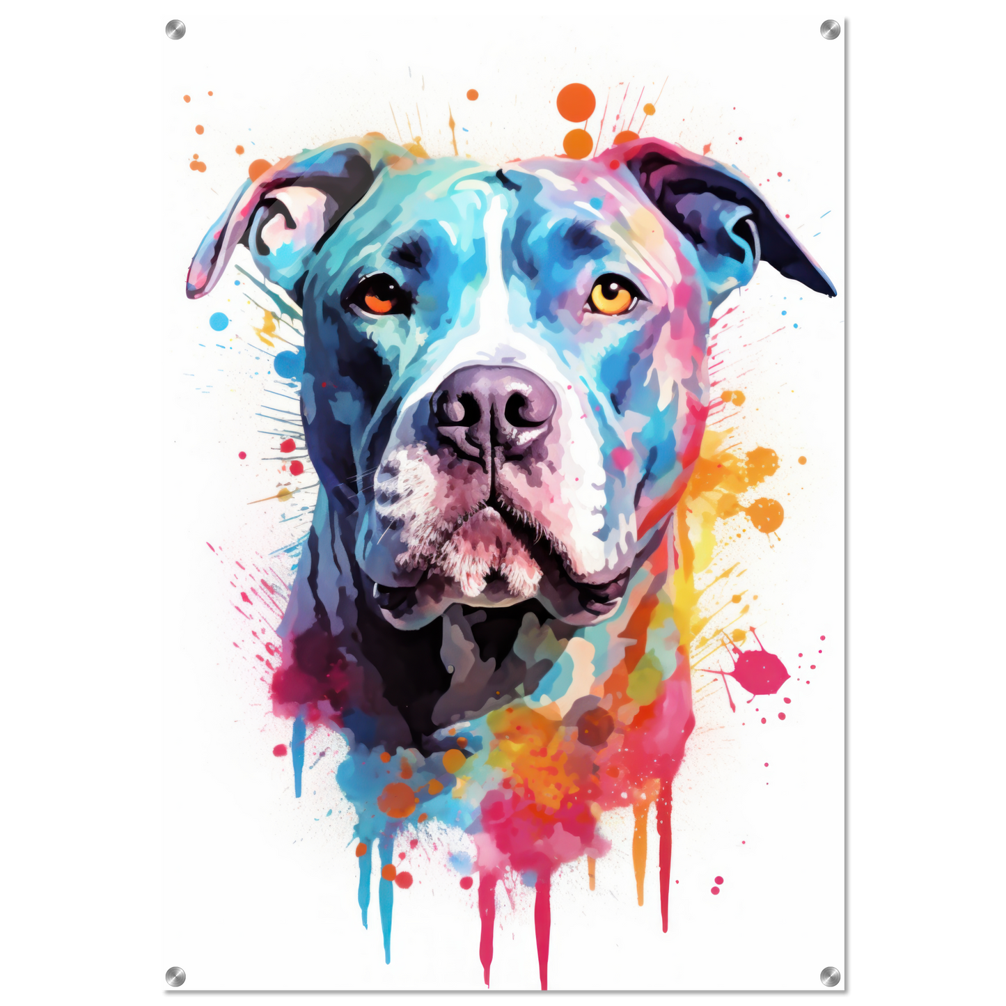 American Staffordshire Terrier Pop-Art (DOG161)