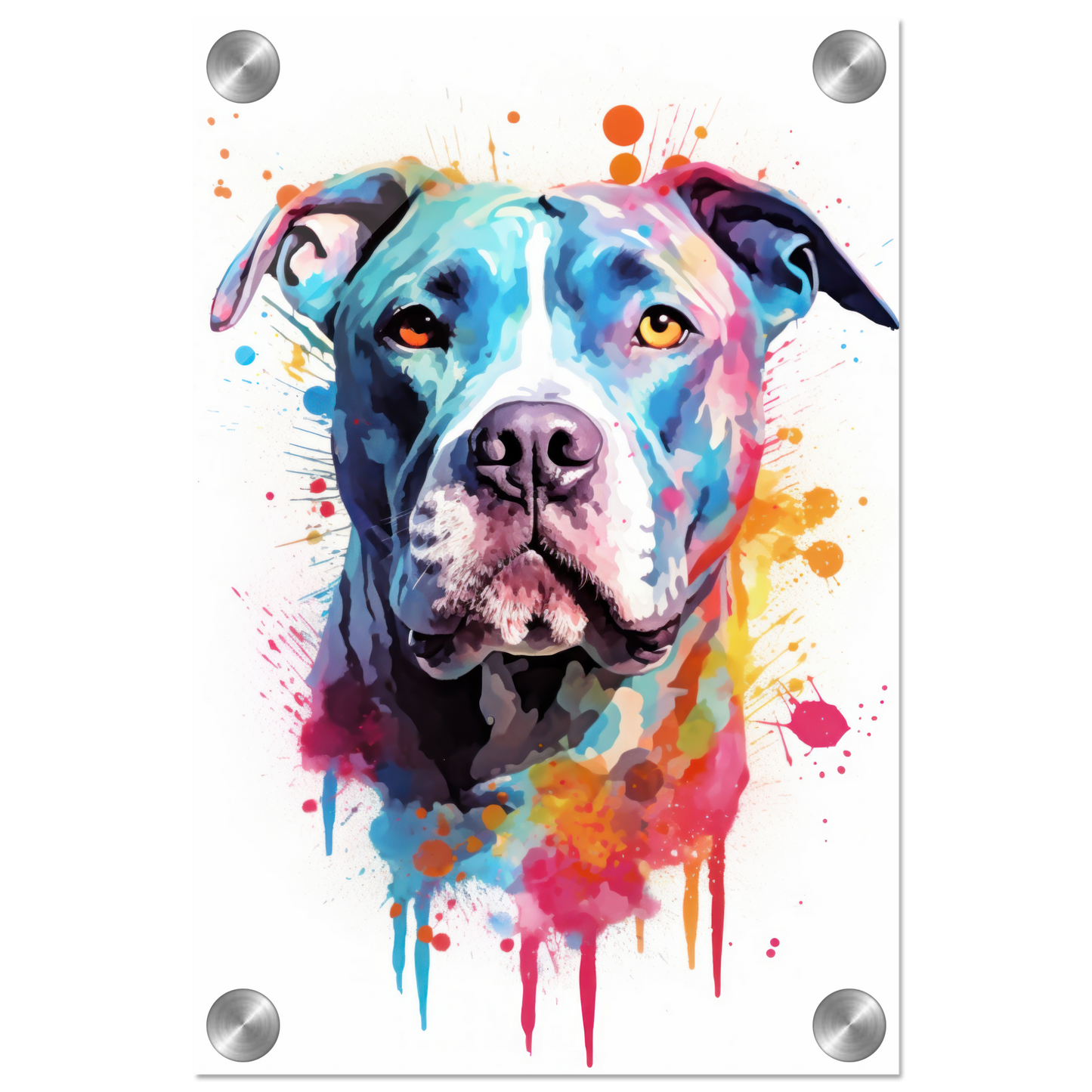 American Staffordshire Terrier Pop-Art (DOG161)