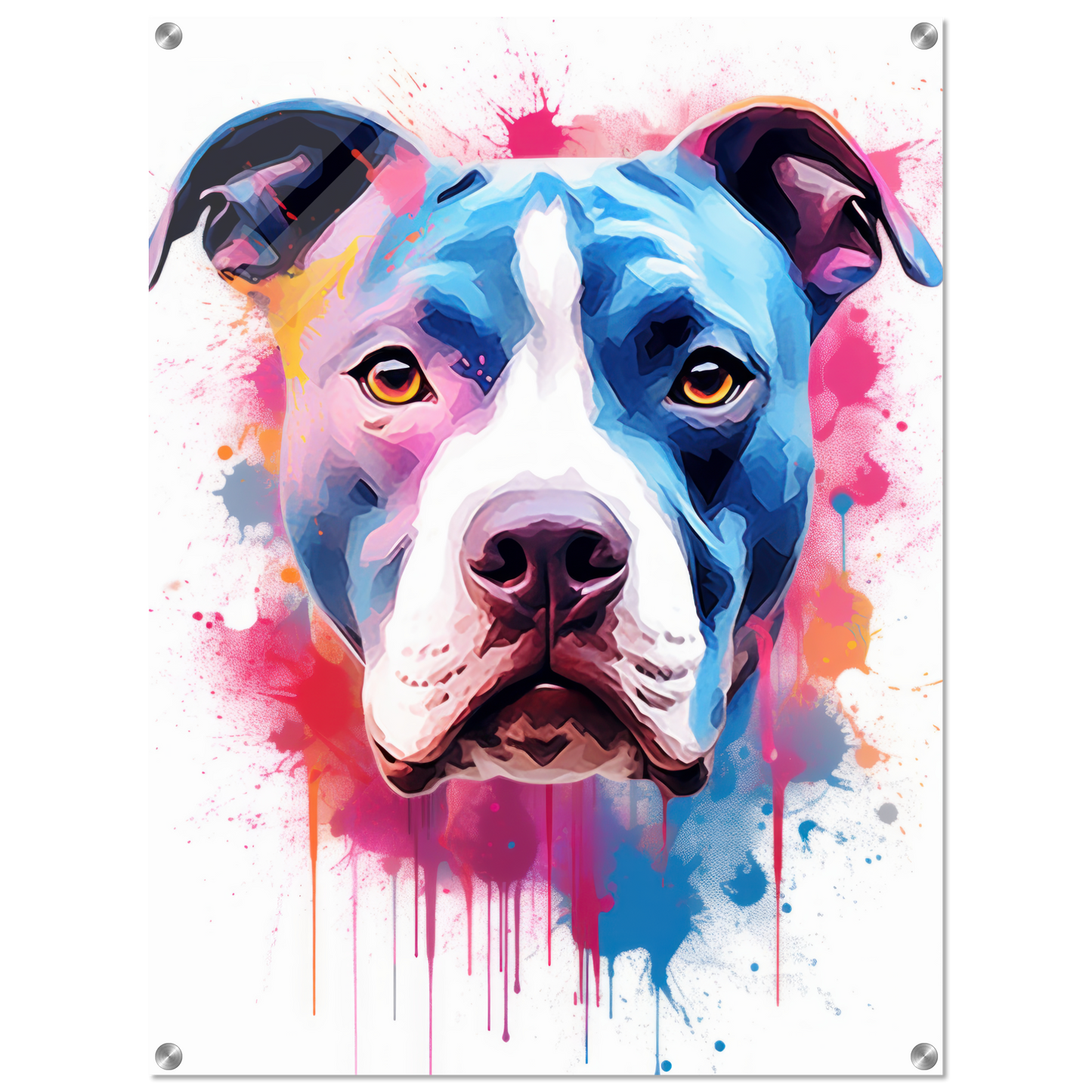 American Staffordshire Terrier Pop Art (DOG162)