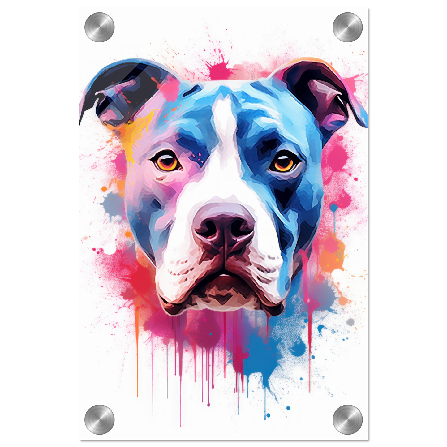 American Staffordshire Terrier Pop Art (DOG162)