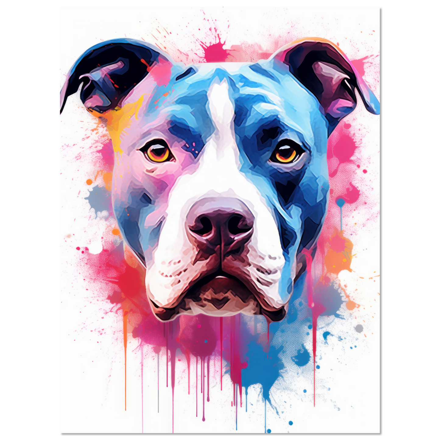 American Staffordshire Terrier Pop Art (DOG162)