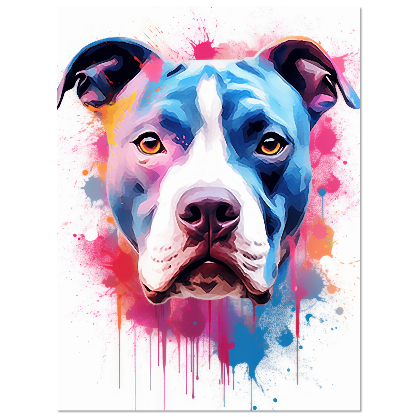American Staffordshire Terrier Pop Art (DOG162)