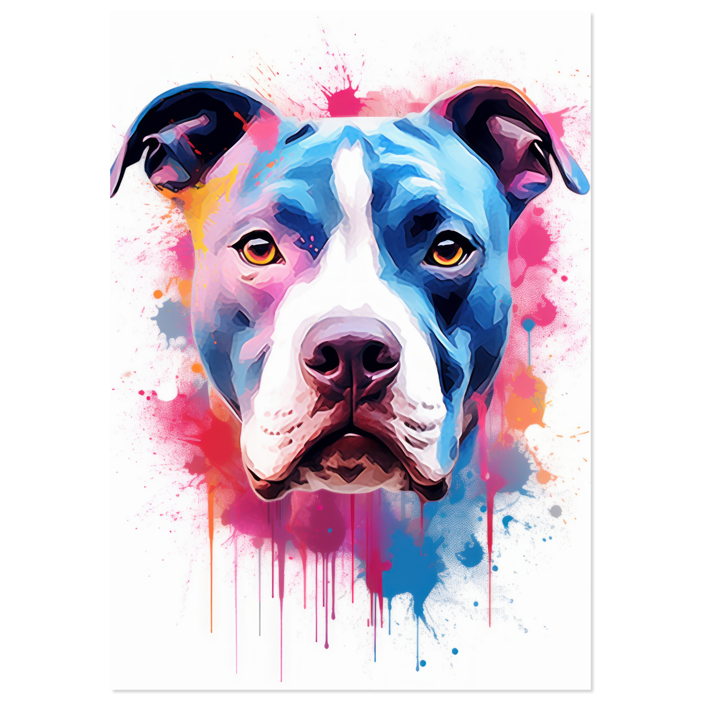 American Staffordshire Terrier Pop Art (DOG162)