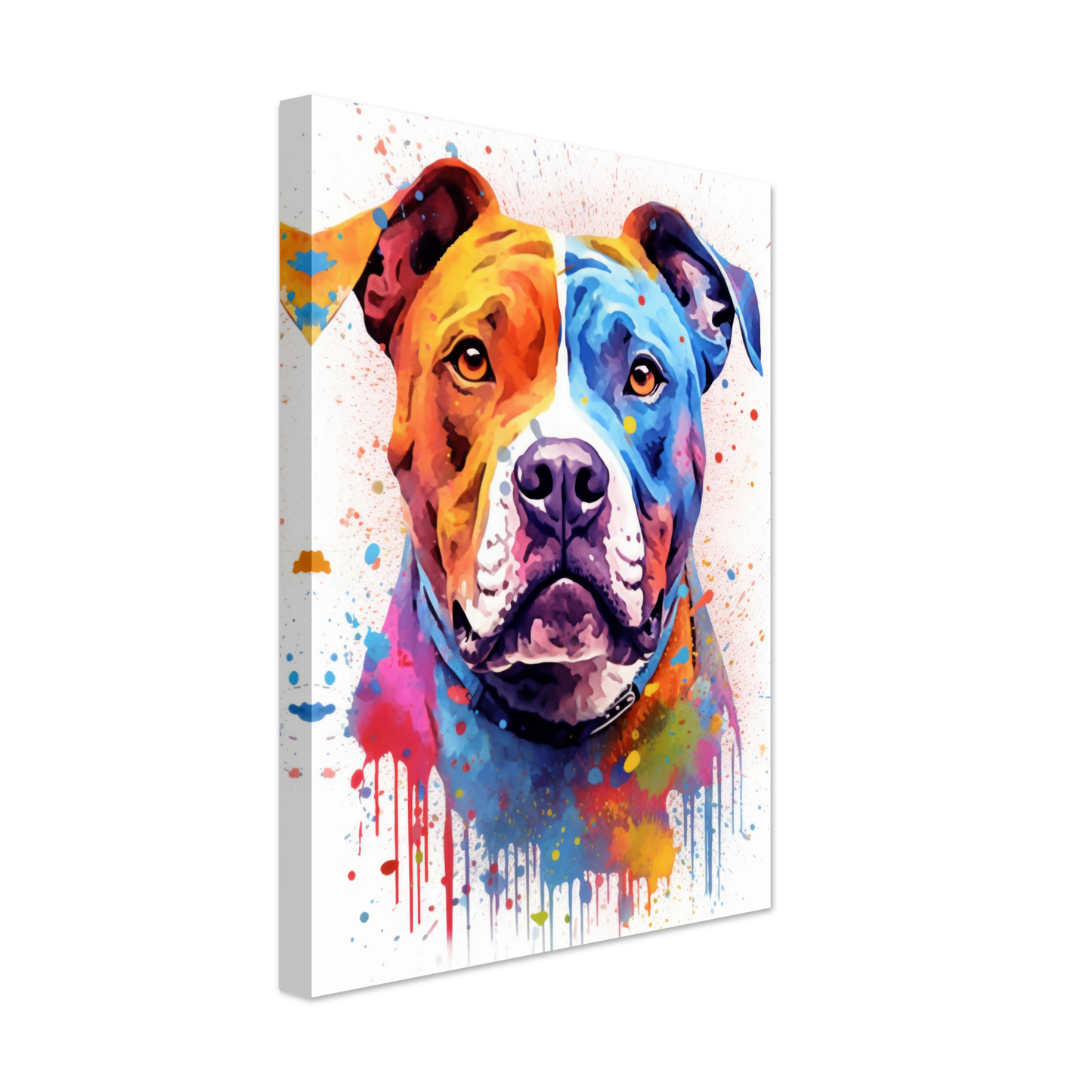 American Staffordshire Terrier Pop-Art (DOG163)