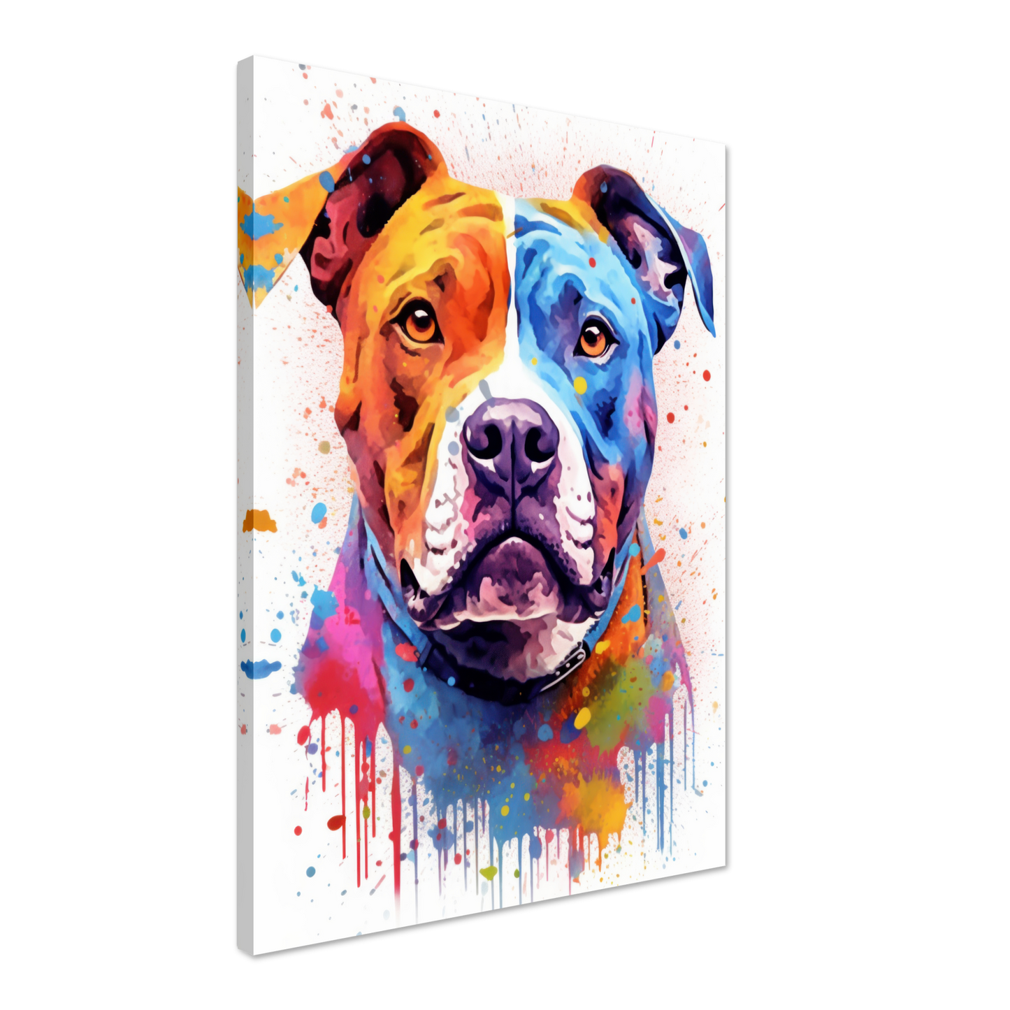 American Staffordshire Terrier Pop-Art (DOG163)