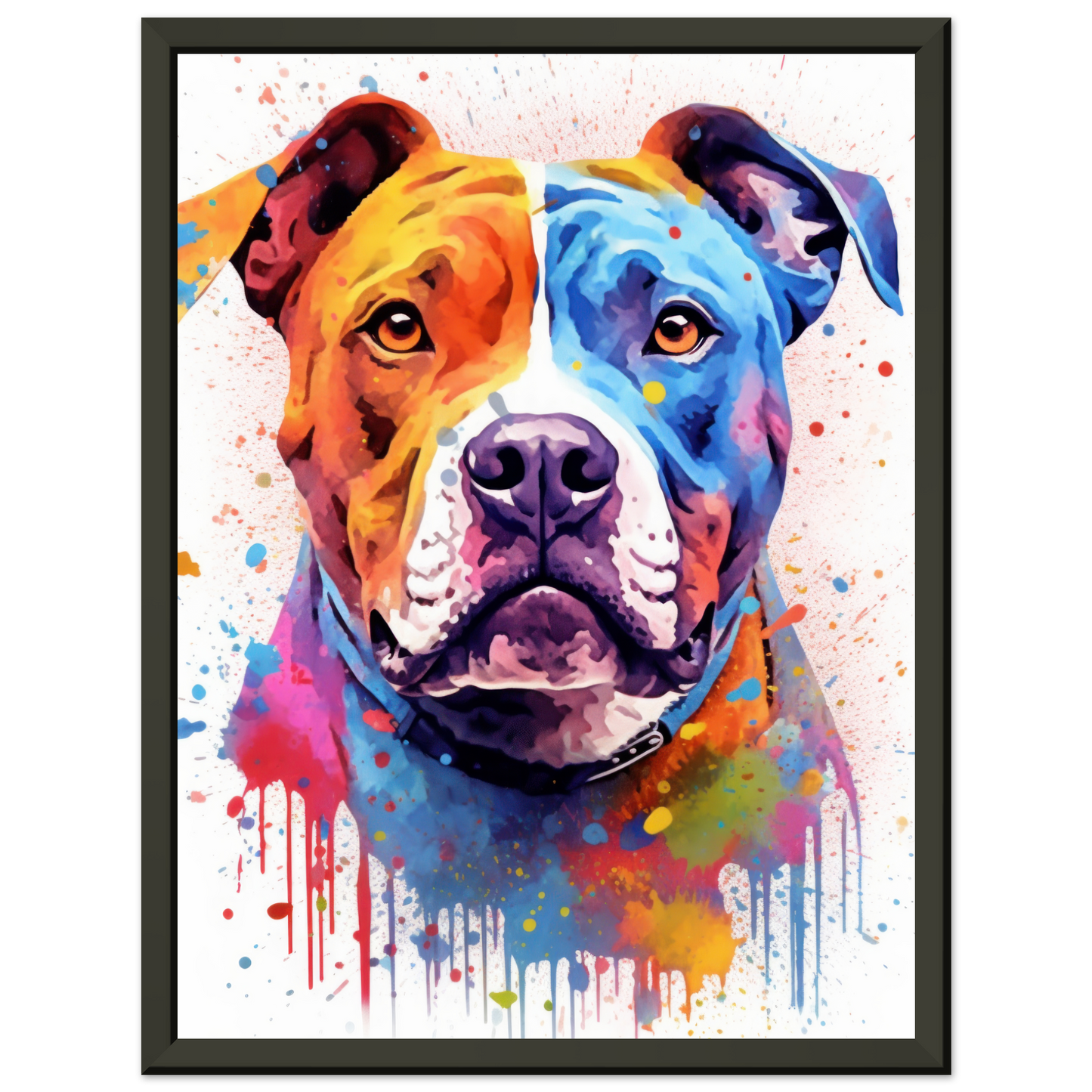 American Staffordshire Terrier Pop-Art (DOG163)