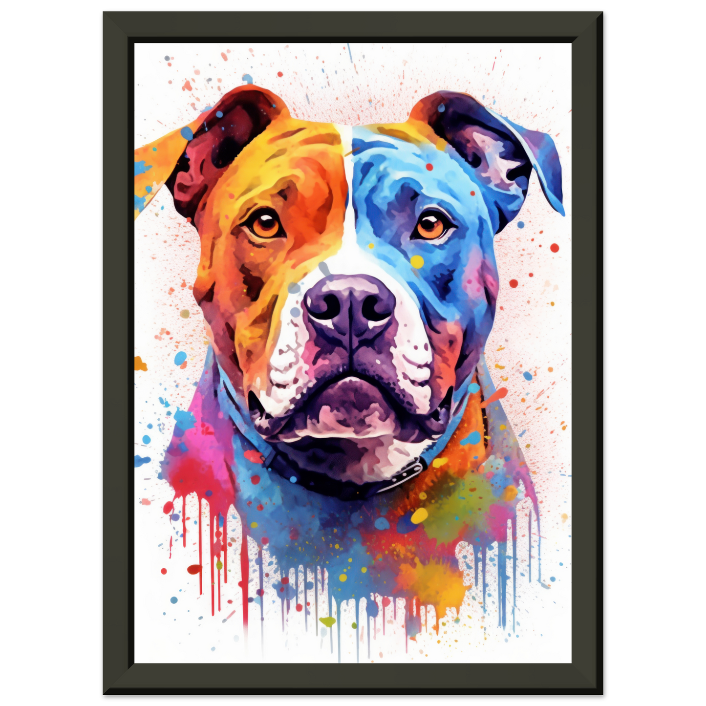 American Staffordshire Terrier Pop-Art (DOG163)