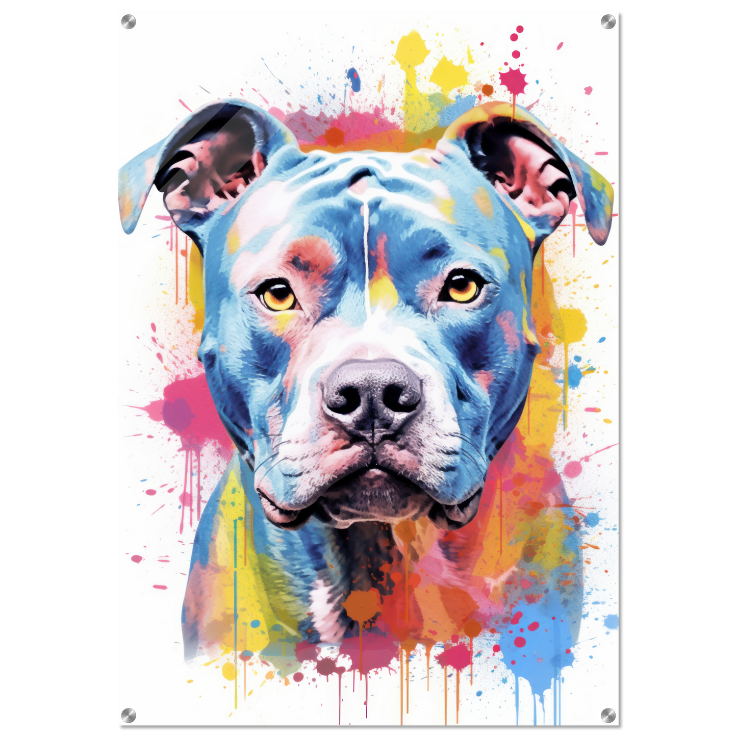 American Staffordshire Terrier Pop Art (DOG164)