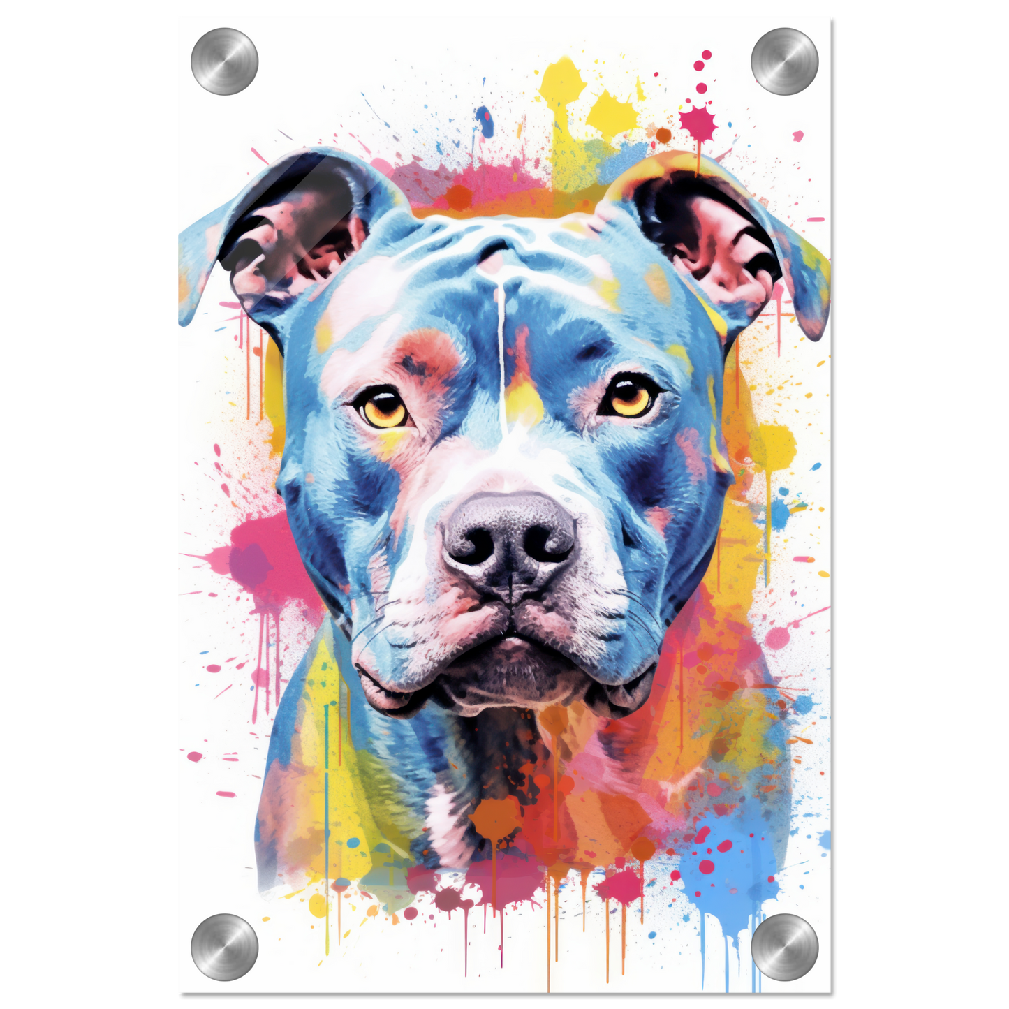 American Staffordshire Terrier Pop Art (DOG164)