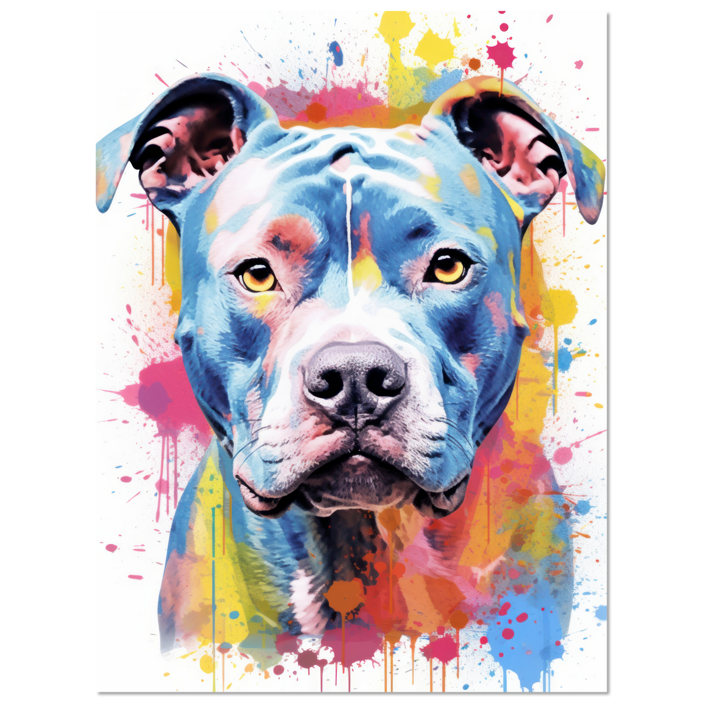 American Staffordshire Terrier Pop Art (DOG164)