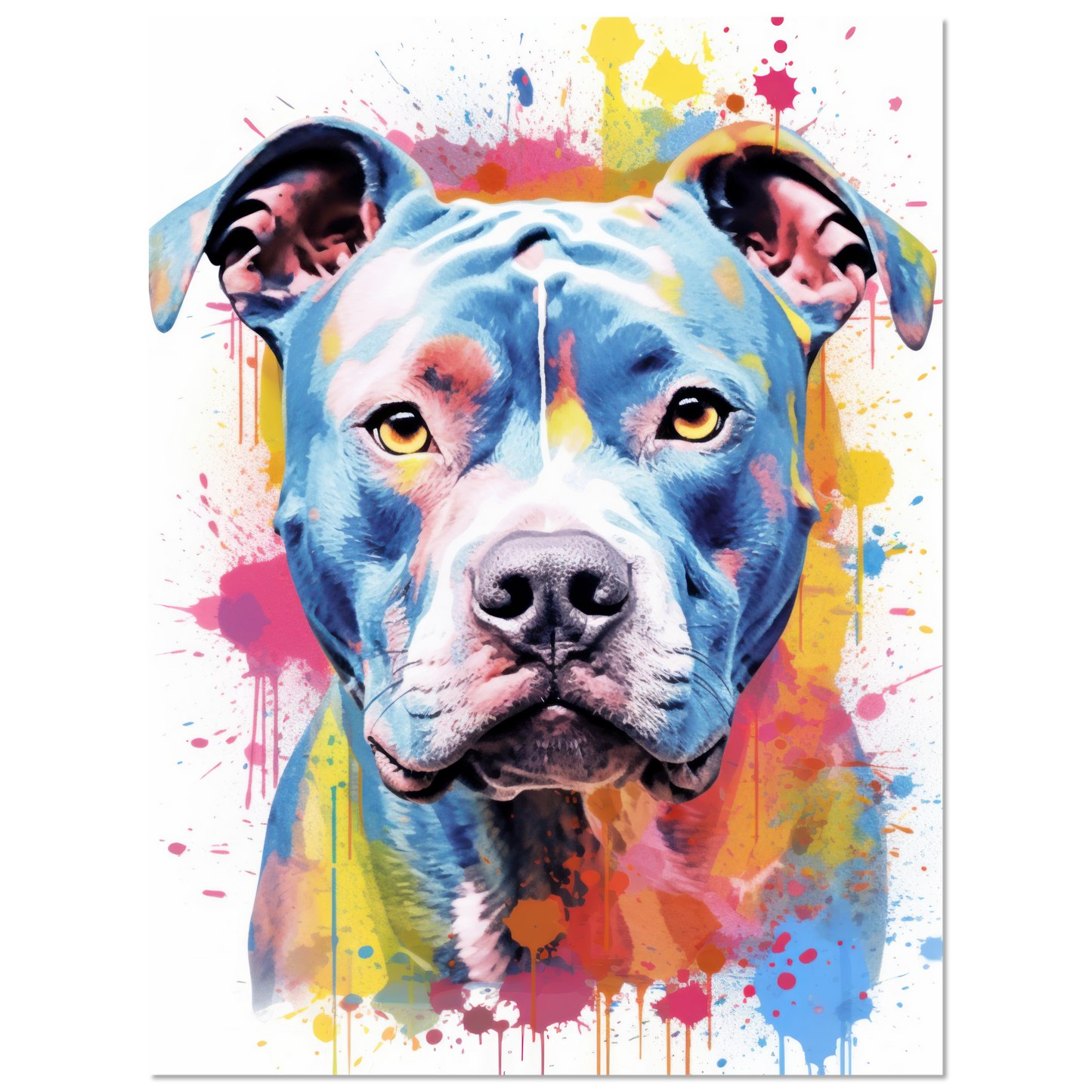 American Staffordshire Terrier Pop Art (DOG164)