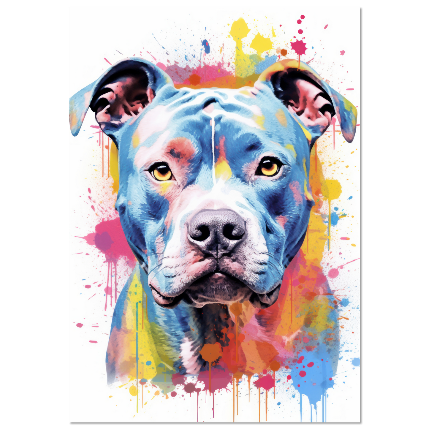 American Staffordshire Terrier Pop Art (DOG164)